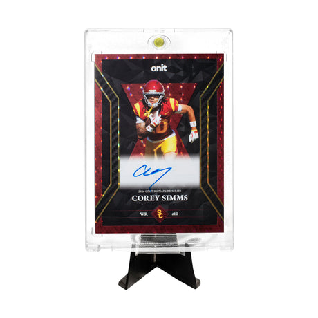 Corey Simms autograph card