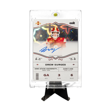 Drew Surges autograph card