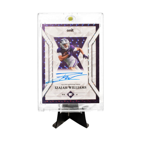 Izaiah Williams autograph card