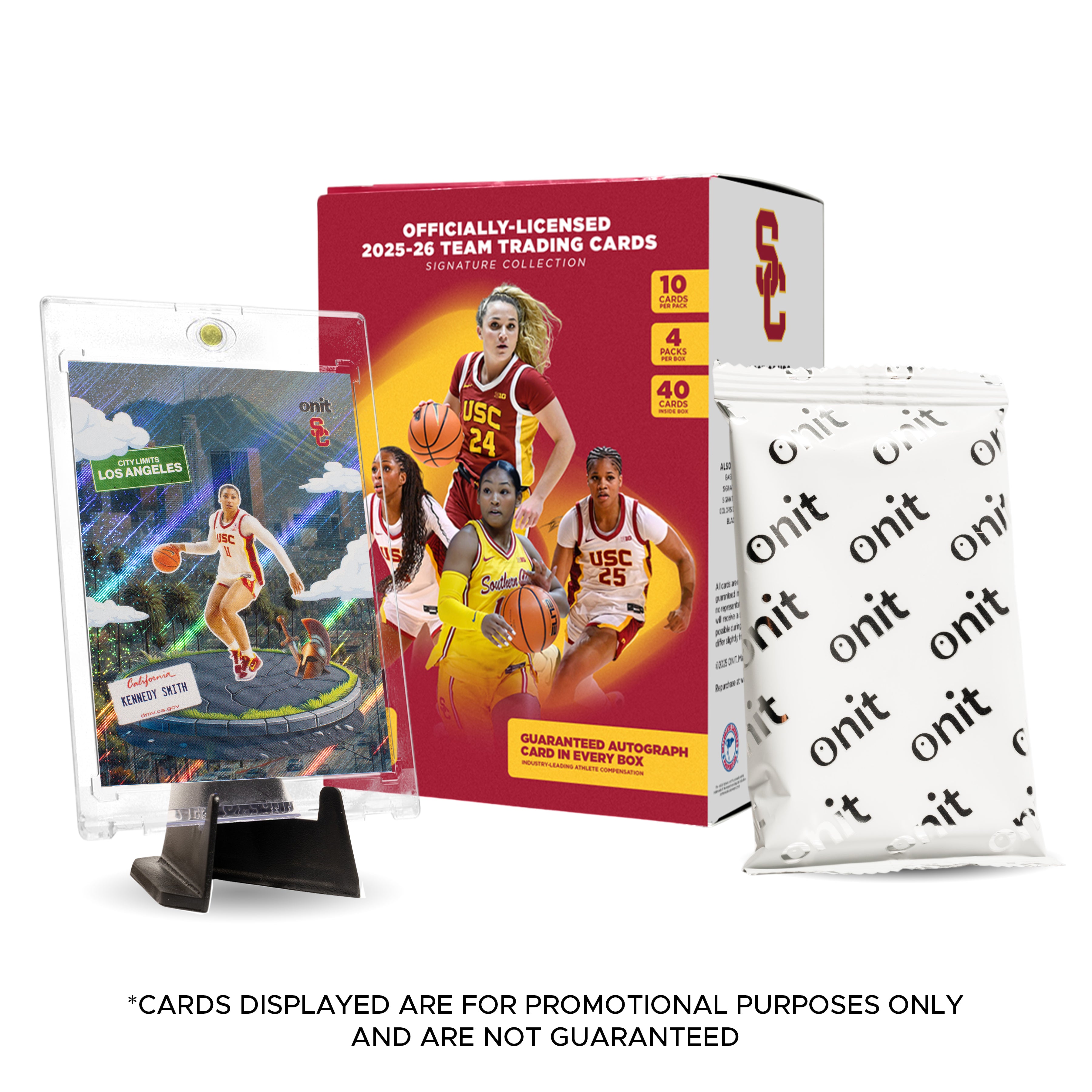 University of Southern California Women's Basketball 2025-26 Trading Cards - Platinum Box (Guaranteed Autograph)