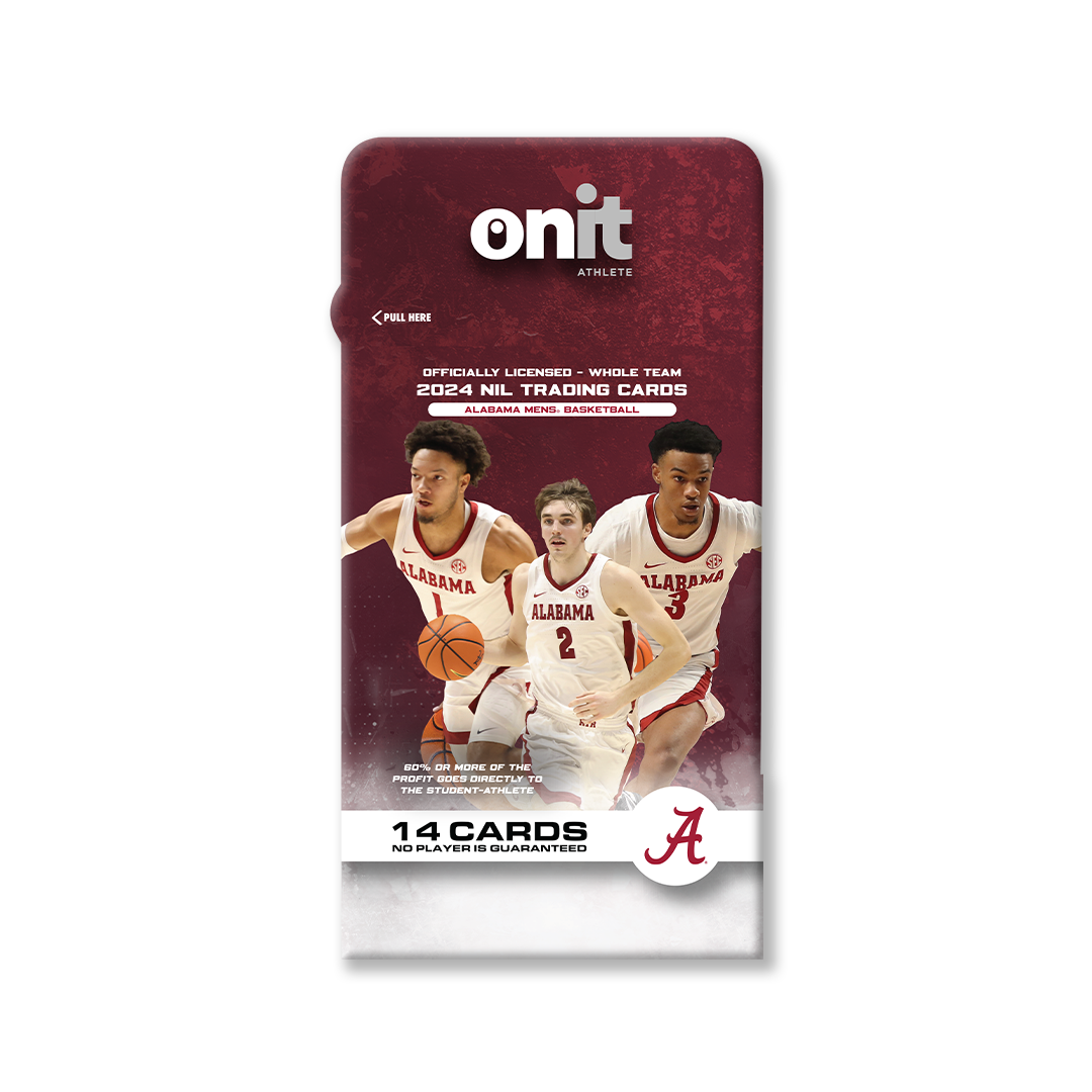 University of Alabama® NIL Men's Basketball - 2023-24 Signature Trading Cards - Single Pack
