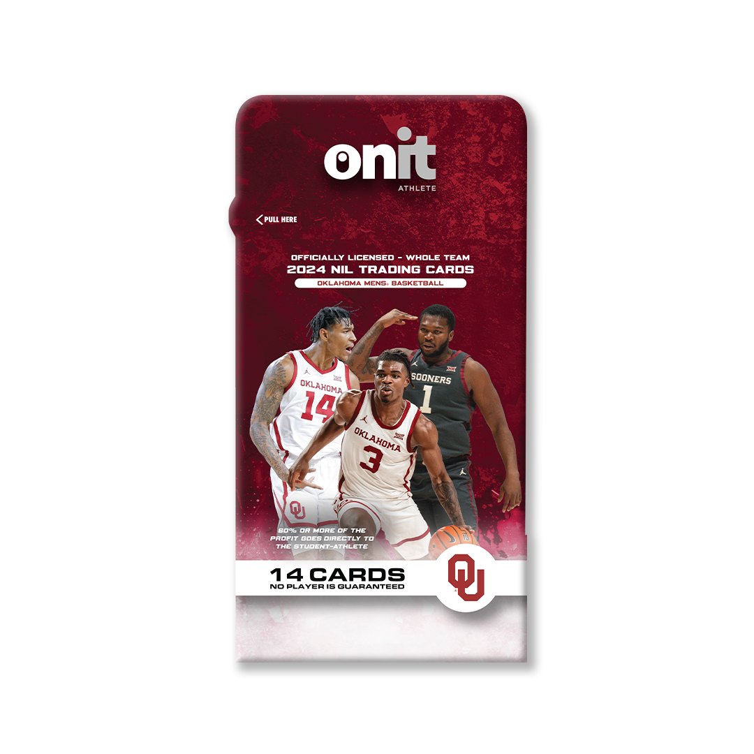 University of Oklahoma® NIL Men's Basketball - 2023-24 Signature Trading Cards - Single Pack