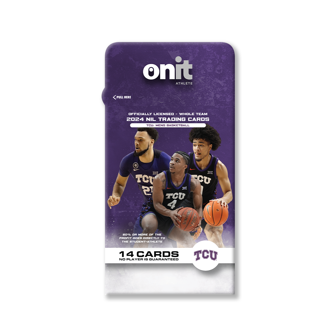 Texas Christian University® NIL Men's Basketball - 2023-24 Signature Trading Cards - Single Pack