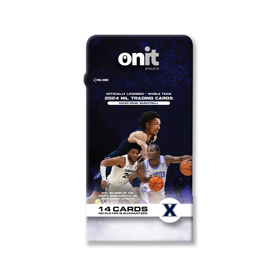 Xavier® NIL Men's Basketball - 2023-24 Signature Trading Cards - Single Pack - GUARANTEED AUTOGRAPH