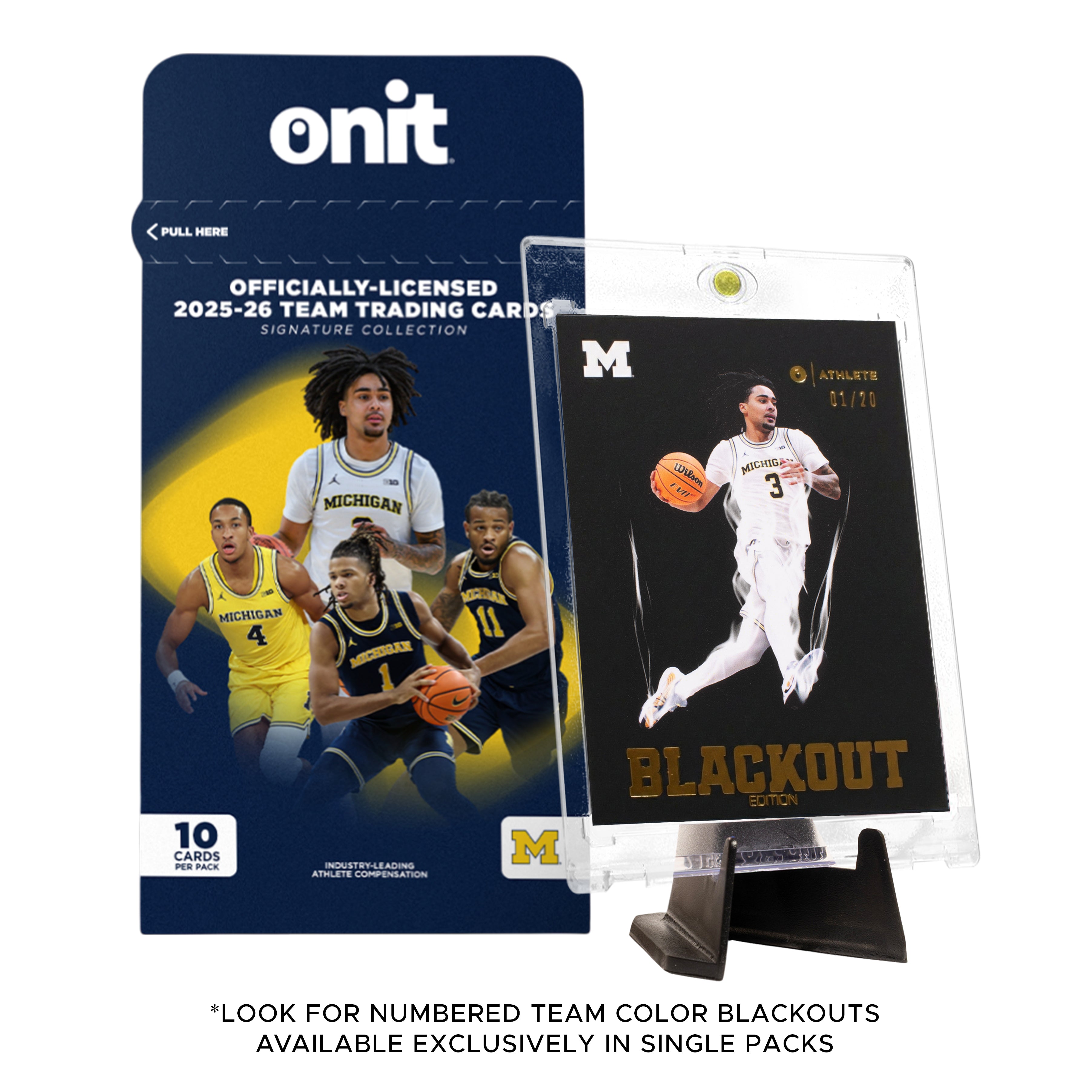 University of Michigan Men's Basketball 2025-26 Trading Cards - Single Pack