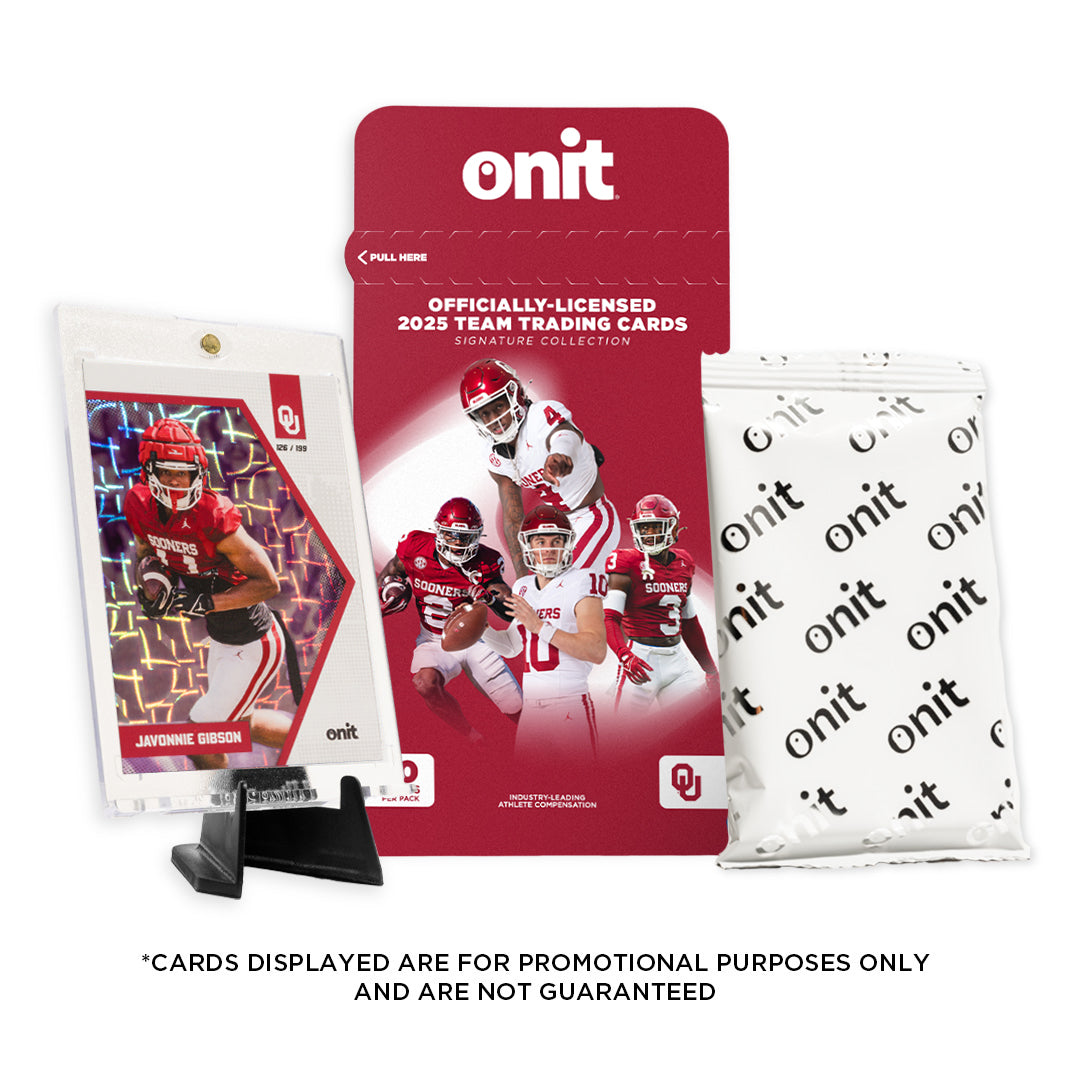 University of Oklahoma Football 2025 Trading Cards - Single Pack
