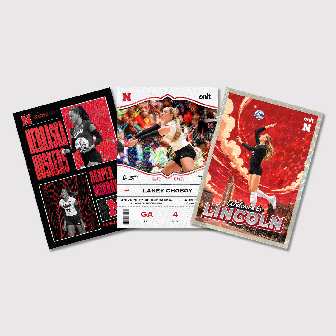 University of Nebraska Volleyball 2026 Team Trading Cards