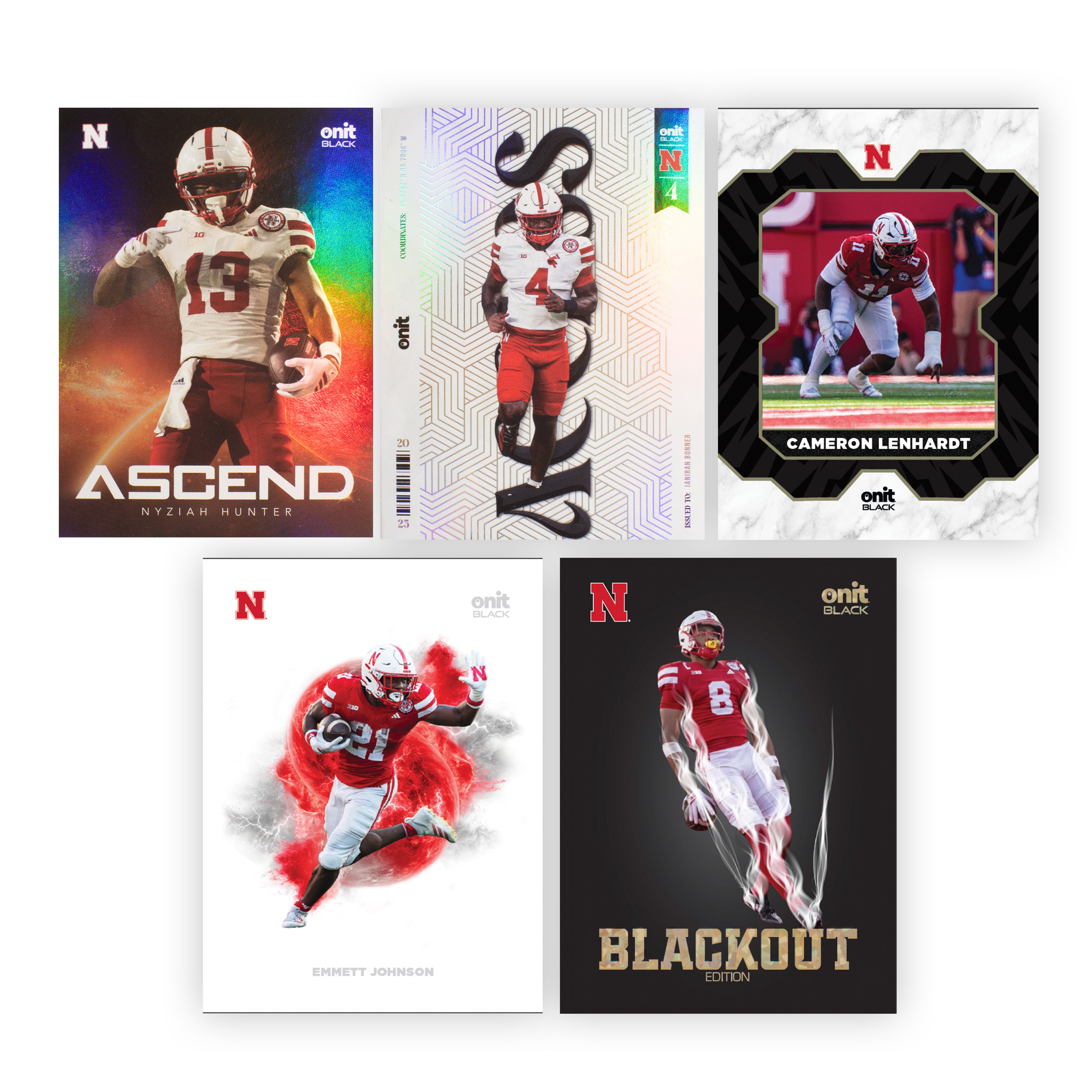 University of Nebraska Football 2025 ONIT Black