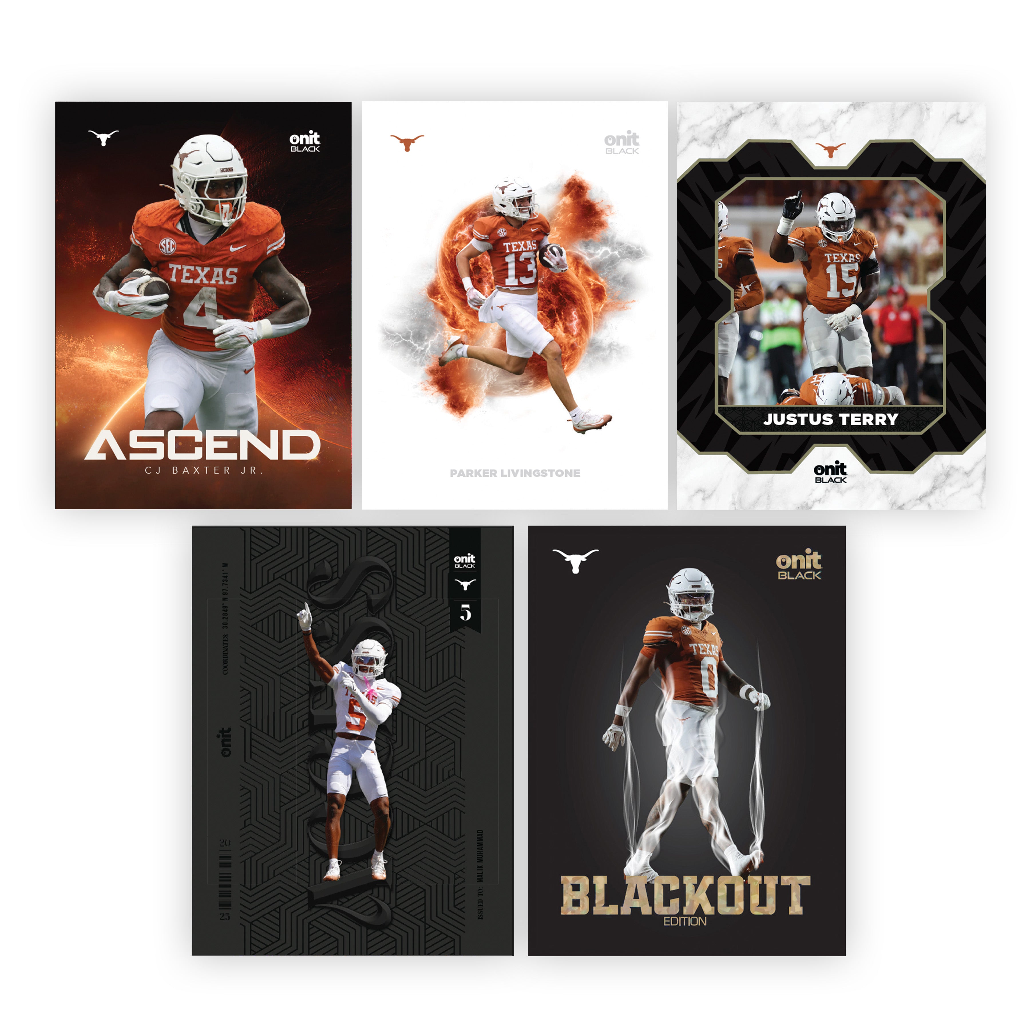 University of Texas Football 2025 ONIT Black