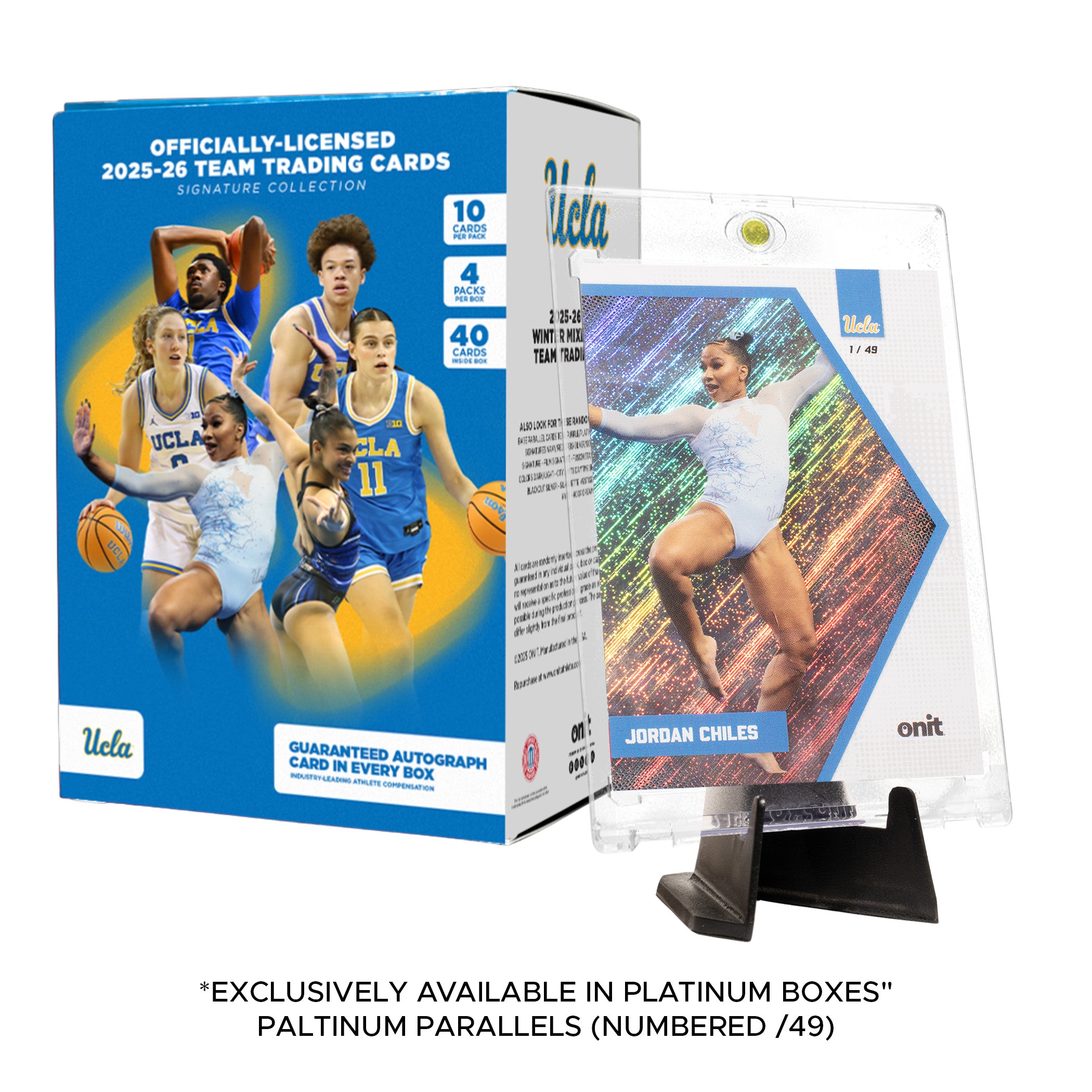 UCLA Winter Sports 2025-26 Trading Cards - Platinum Box