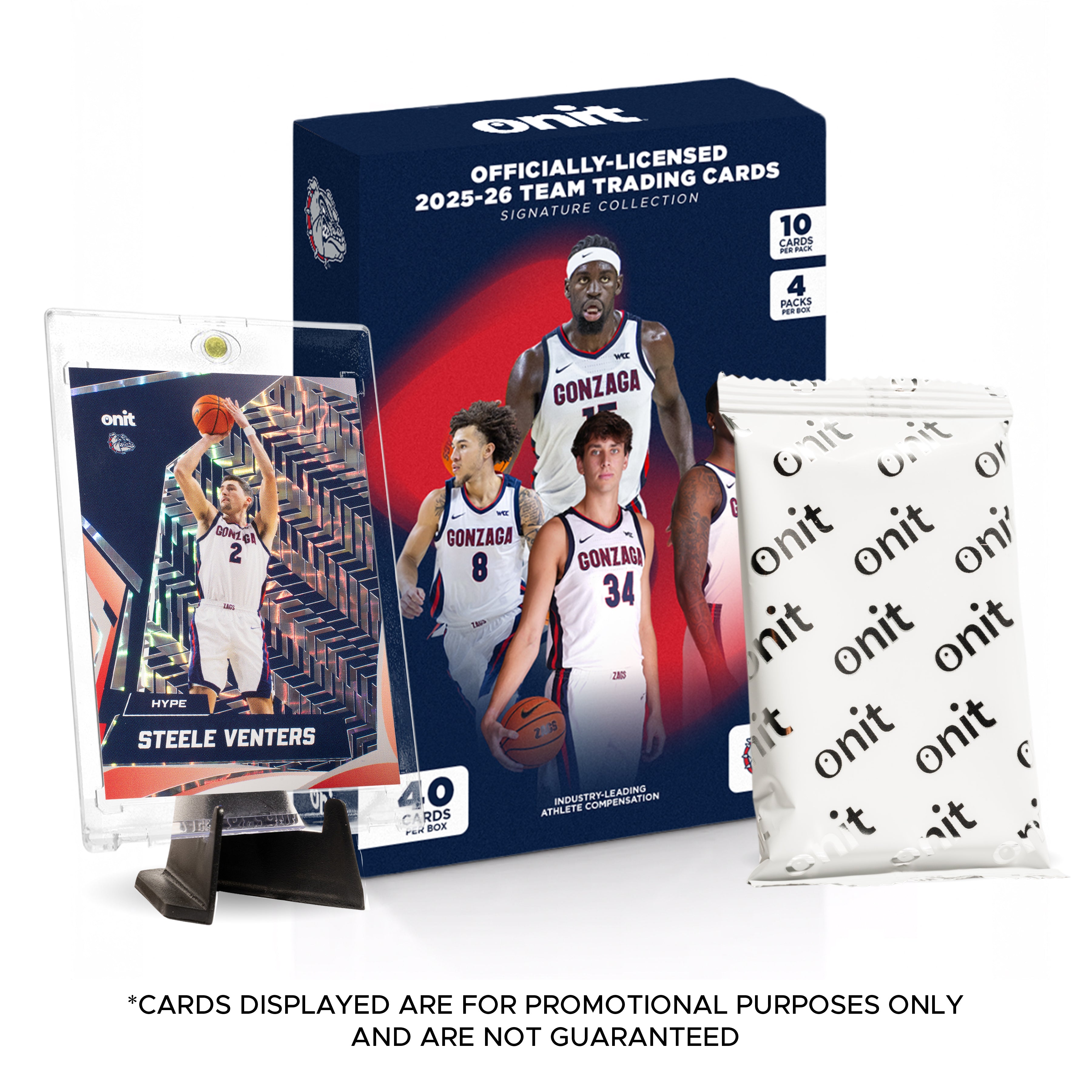 Gonzaga University Men's Basketball 2025-26 Trading Cards - Value Box