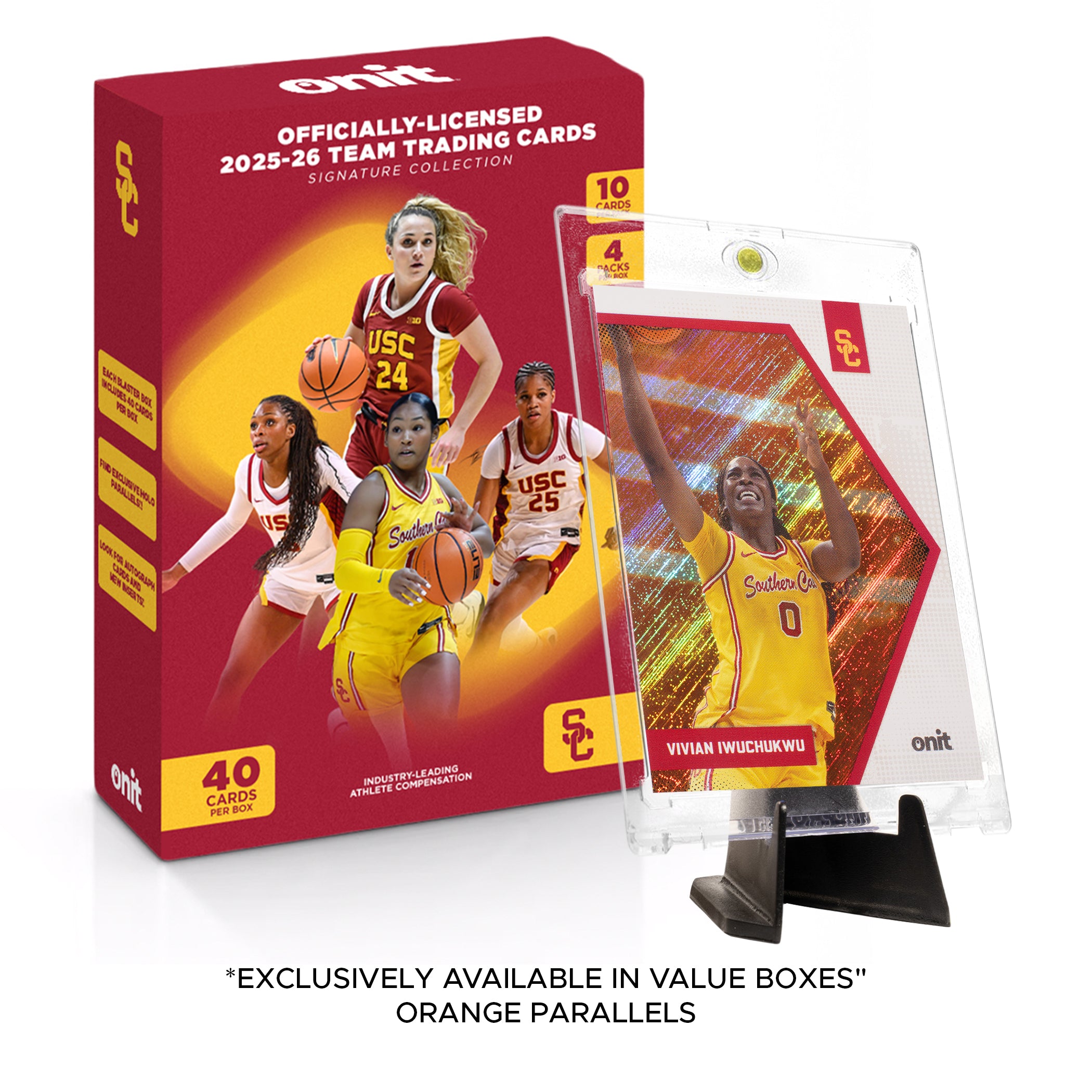 University of Southern California Women's Basketball 2025-26 Trading Cards - Value Box