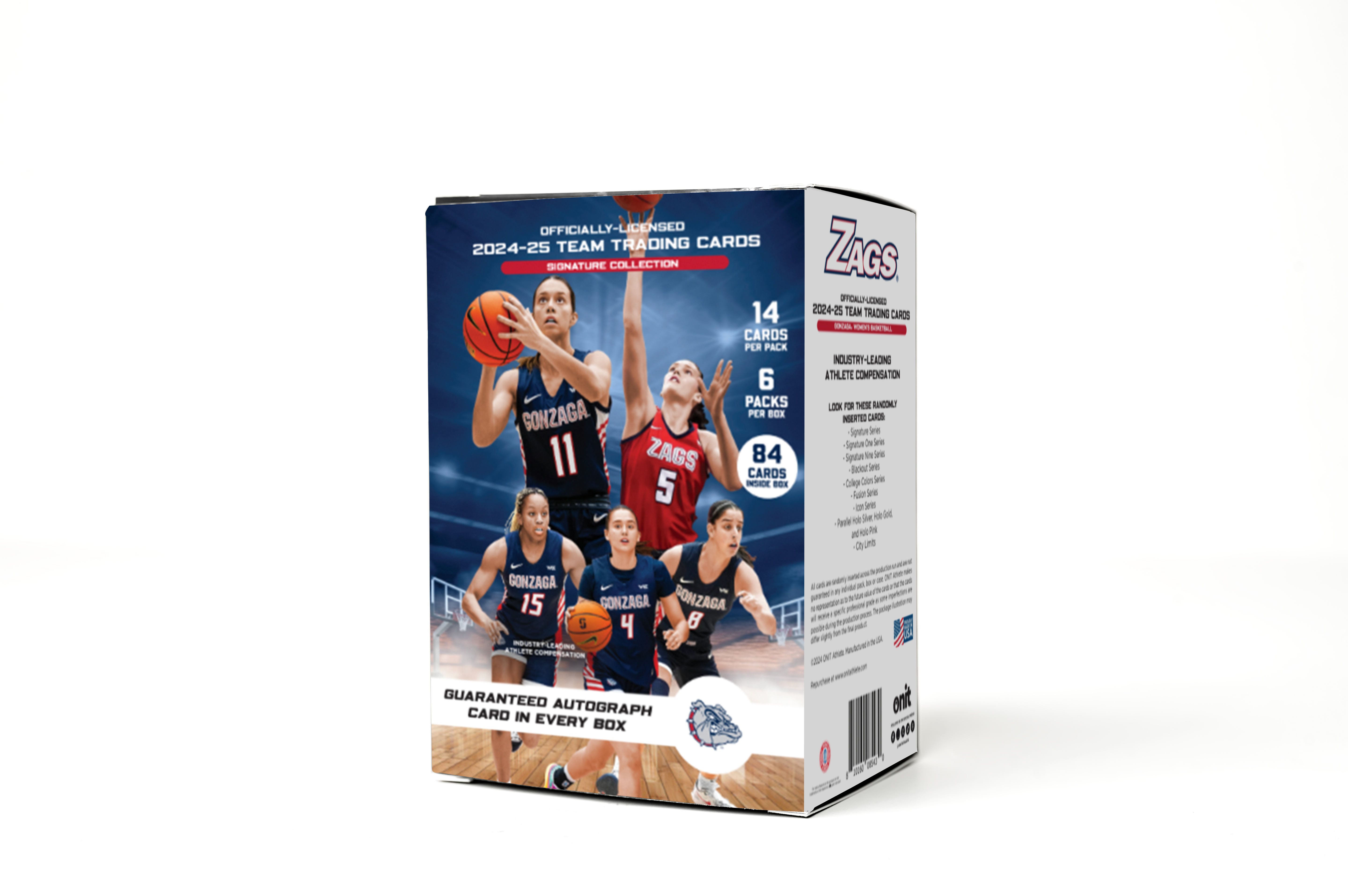 Gonzaga University® NIL Women's Basketball - 2024-25 Signature Trading Cards - Platinum Box with Guaranteed Autograph