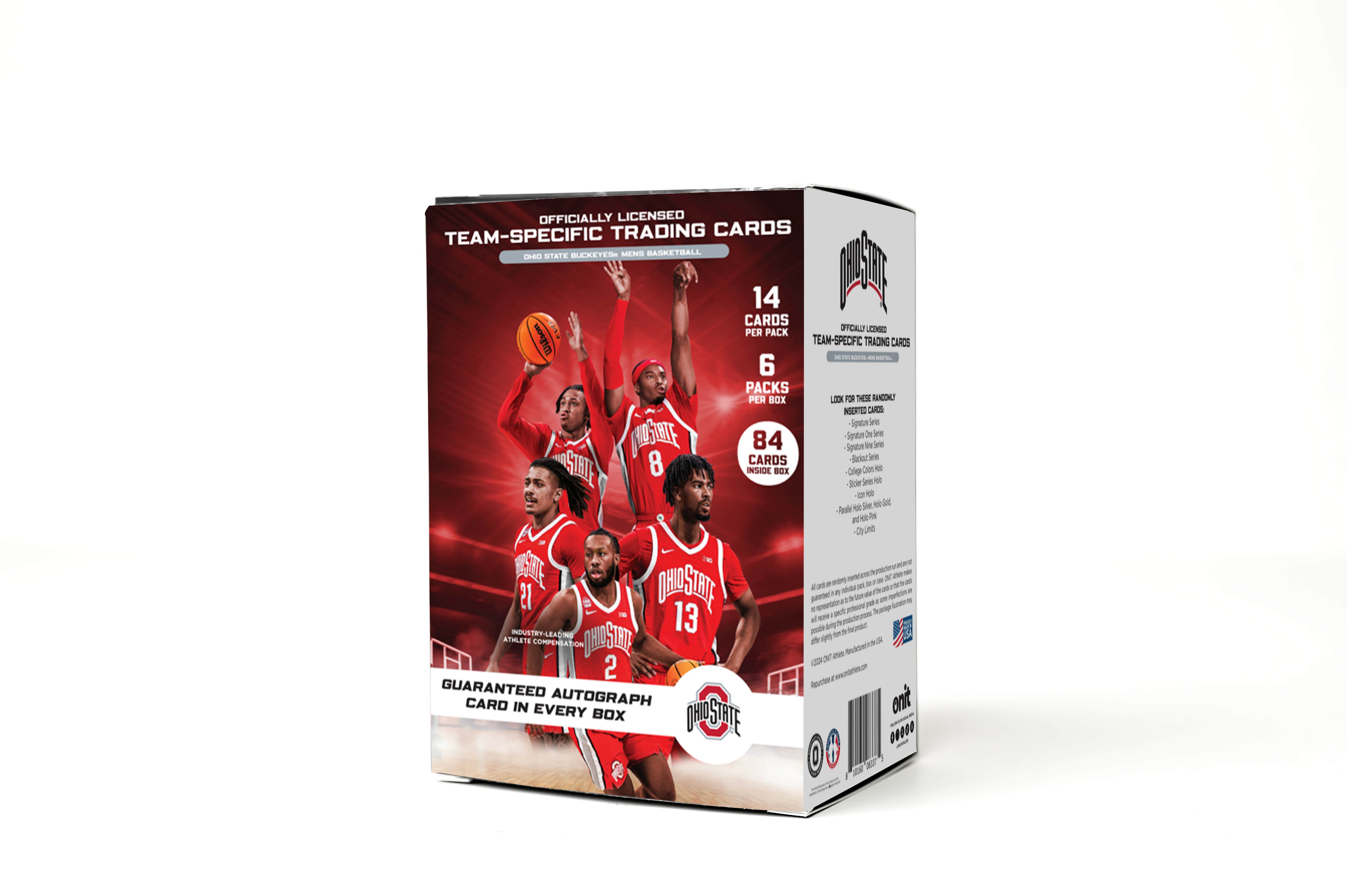 The Ohio State University® NIL Men's Basketball - 2024-25 Signature Trading Cards - Platinum Box with Guaranteed Autograph