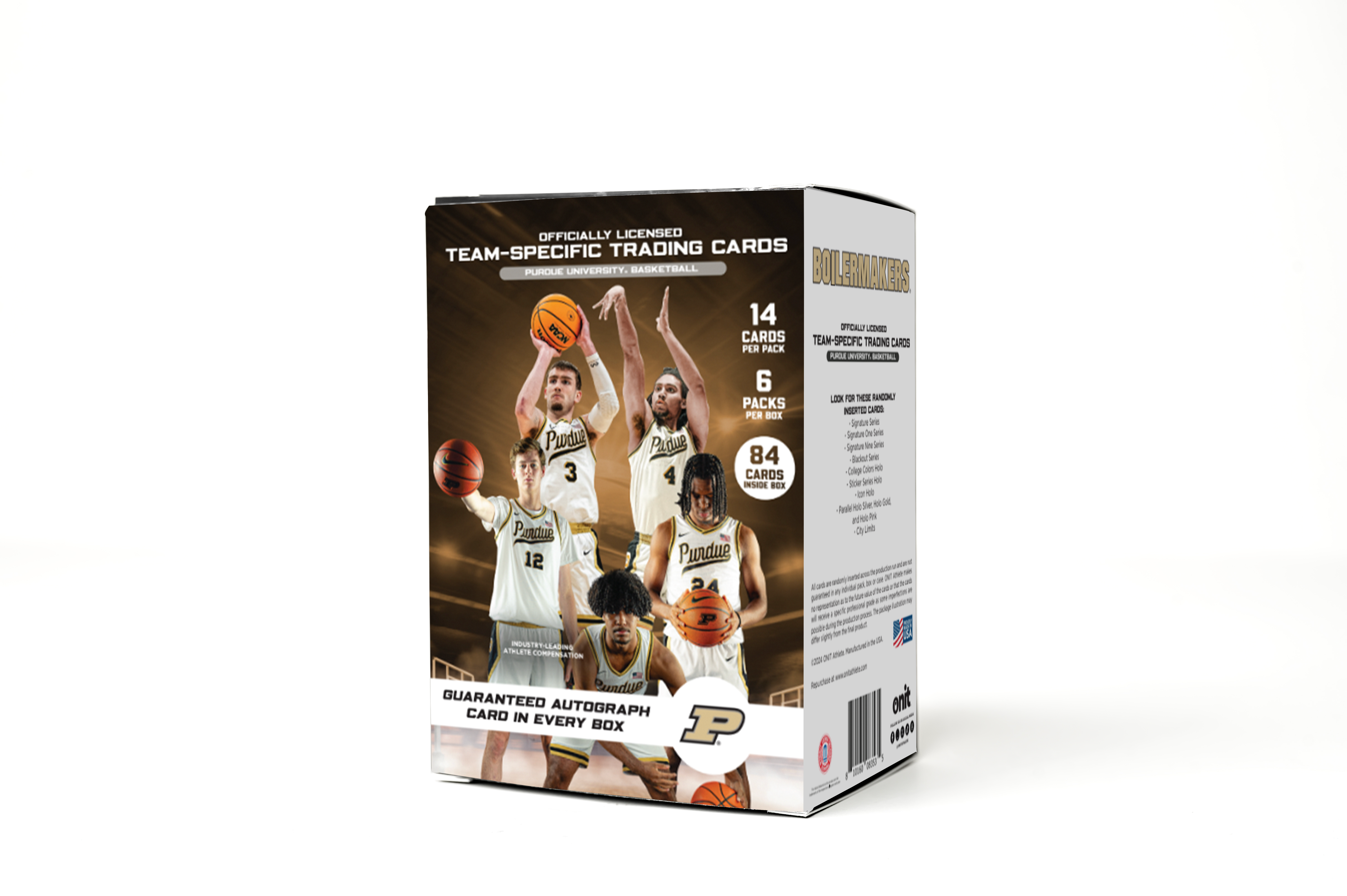 Purdue University® NIL Men's Basketball - 2024-25 Signature Trading Cards - Platinum Box with Guaranteed Autograph