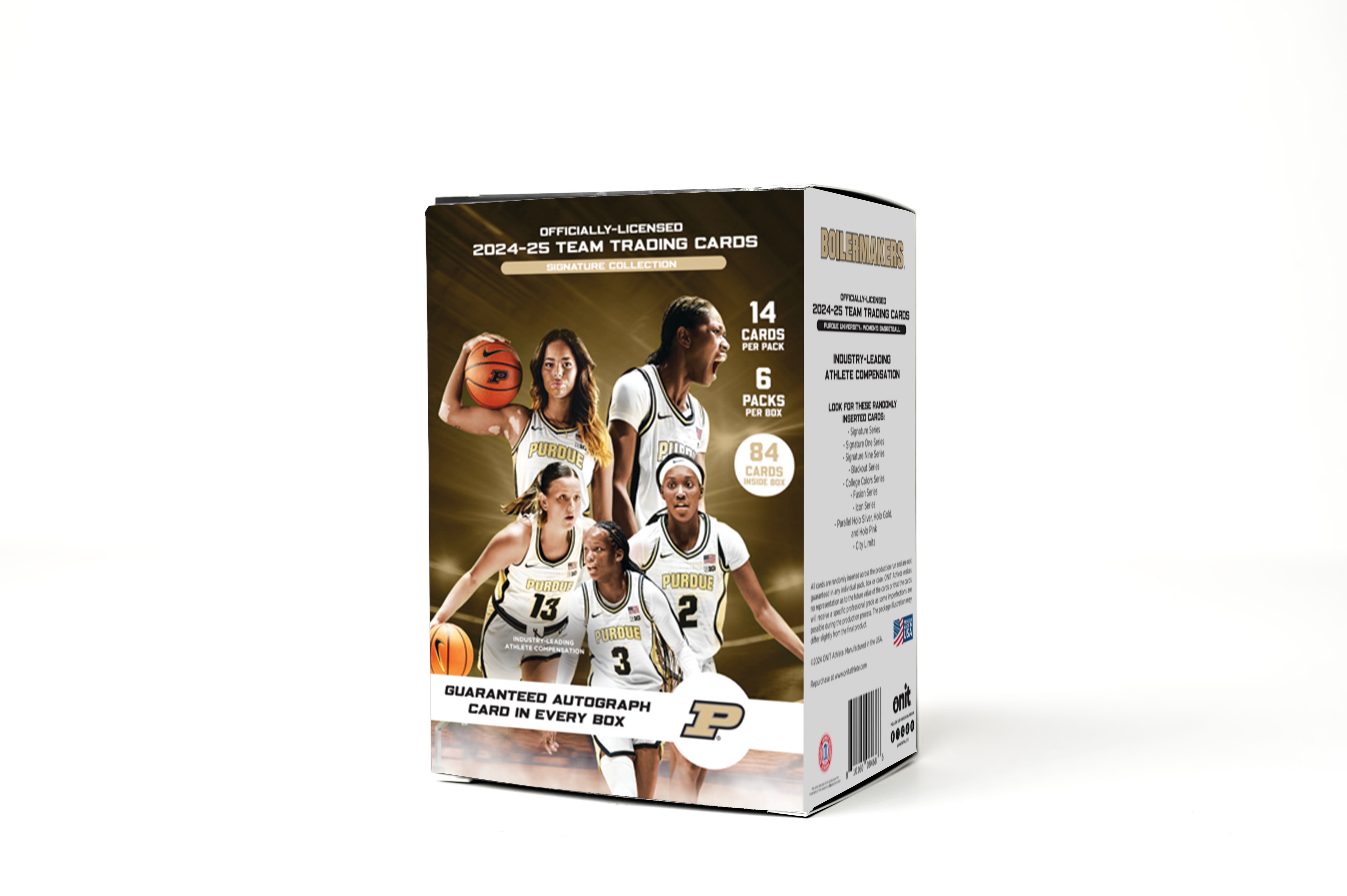 Purdue University® NIL Women's Basketball - 2024-25 Signature Trading Cards - Platinum Box with Guaranteed Autograph