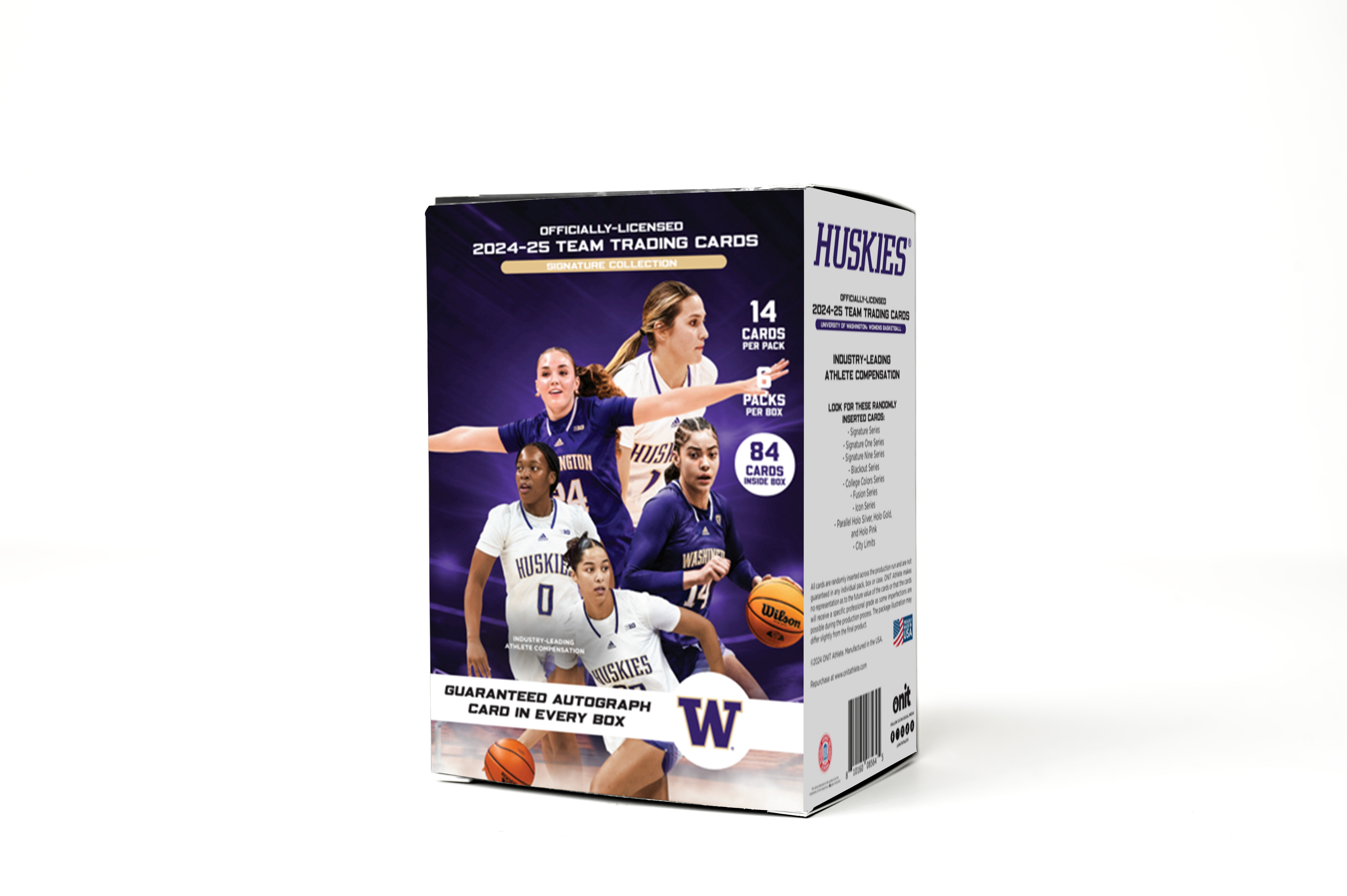 University of Washington ® NIL Women's Basketball - 2024-25 Signature Trading Cards - Platinum Box with Guaranteed Autograph