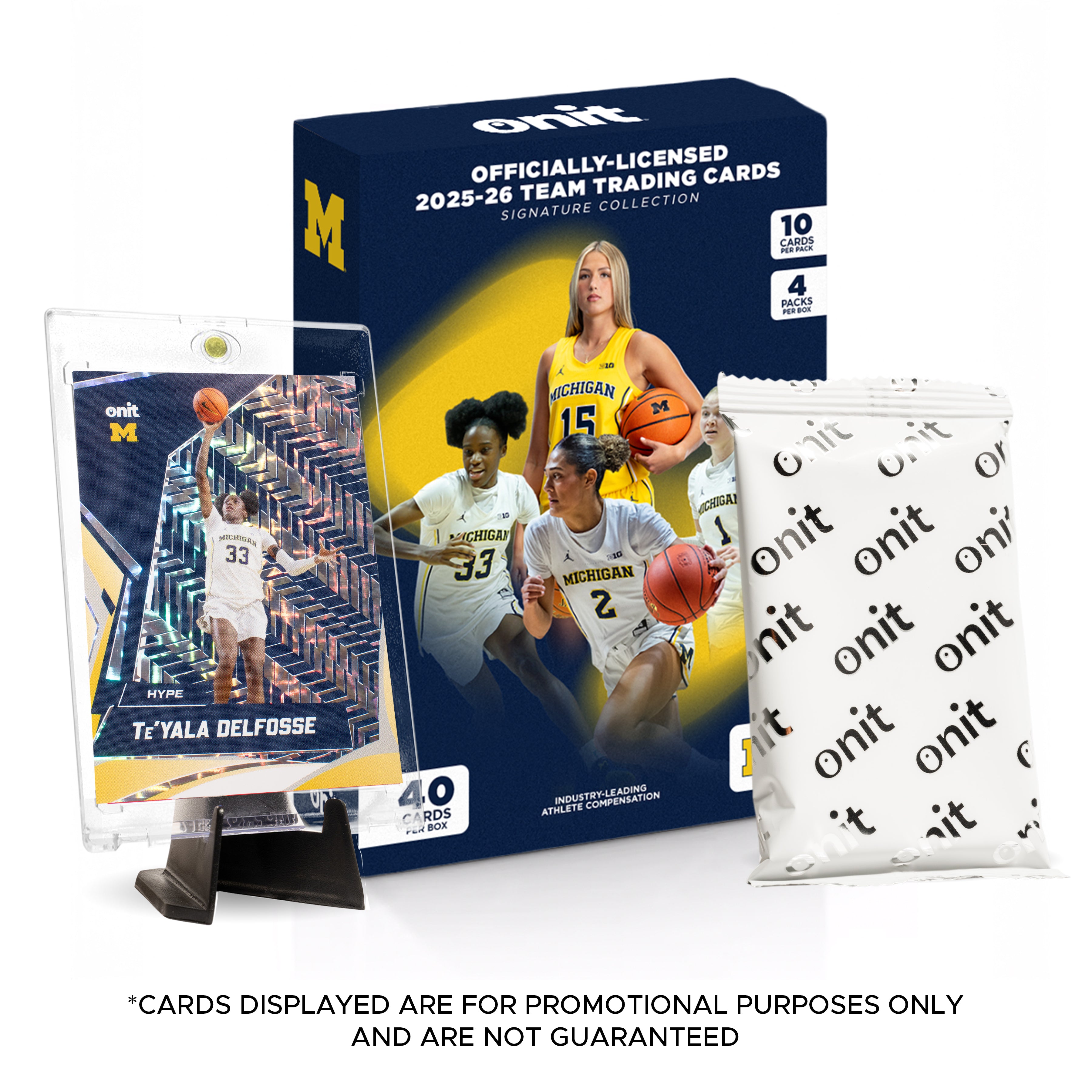 University of Michigan Women's Basketball 2025-26 Trading Cards - Value Box