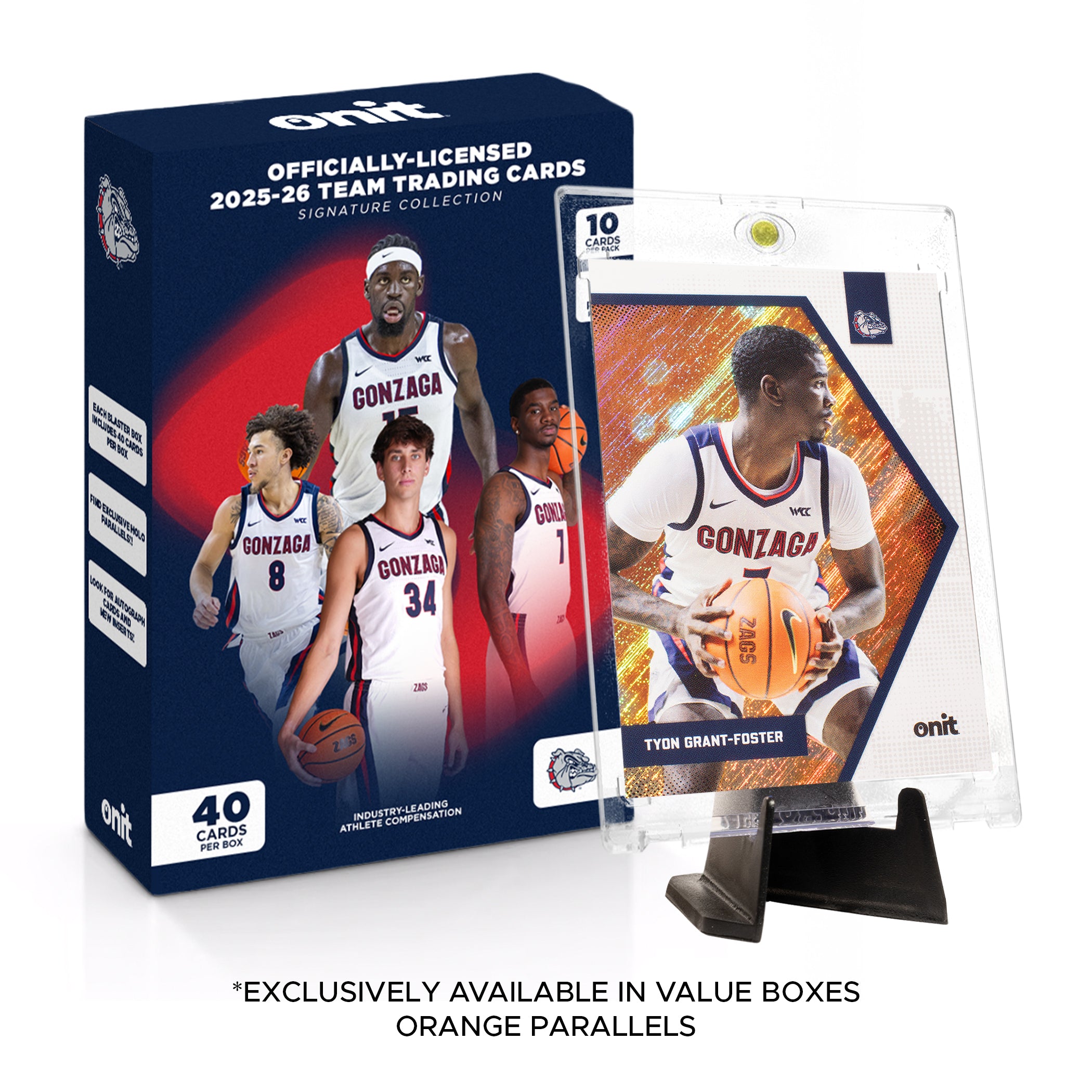 Gonzaga University Men's Basketball 2025-26 Trading Cards - Value Box
