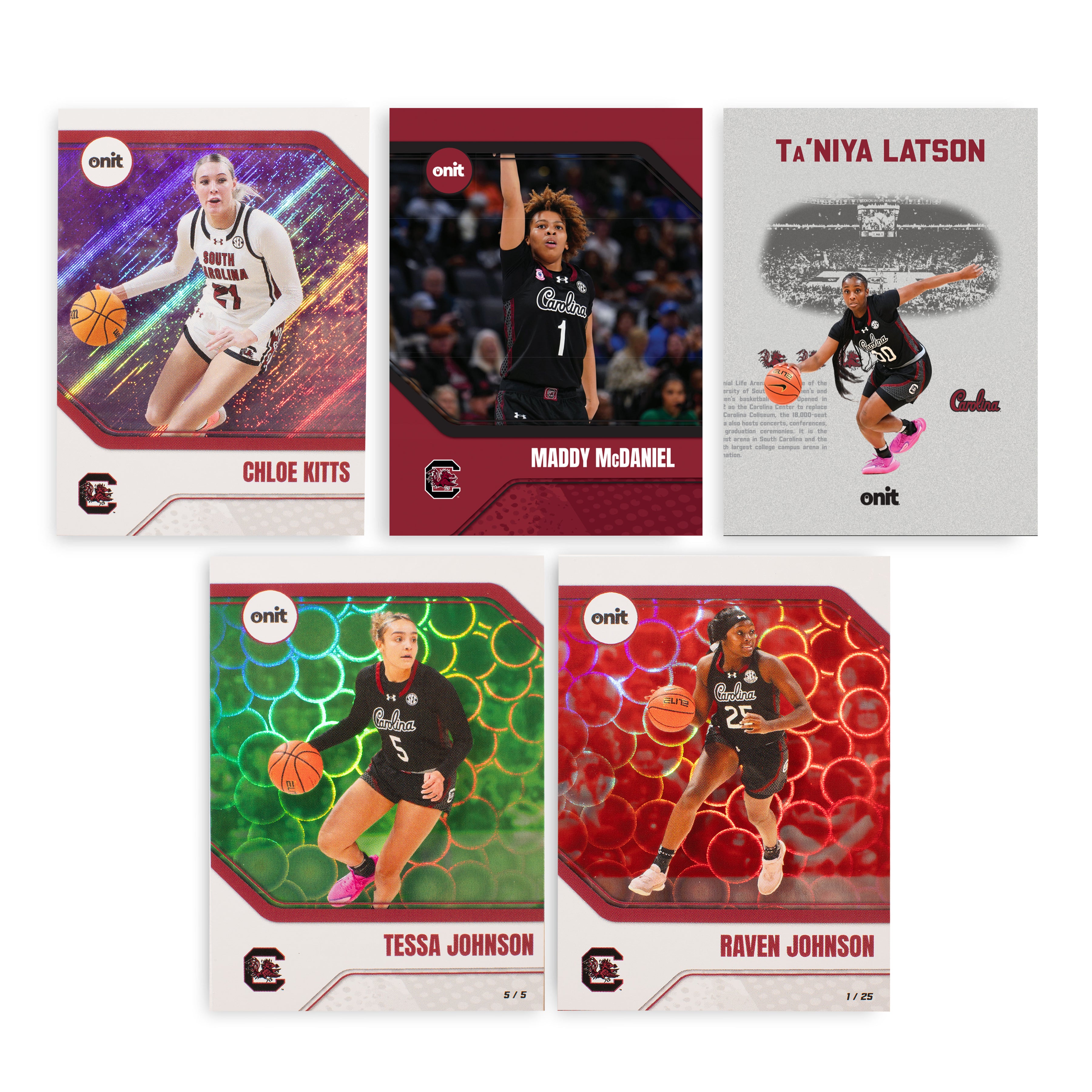 University of South Carolina Women's Basketball 2025-26 Trading Cards - Platinum Box (Guaranteed Autograph)