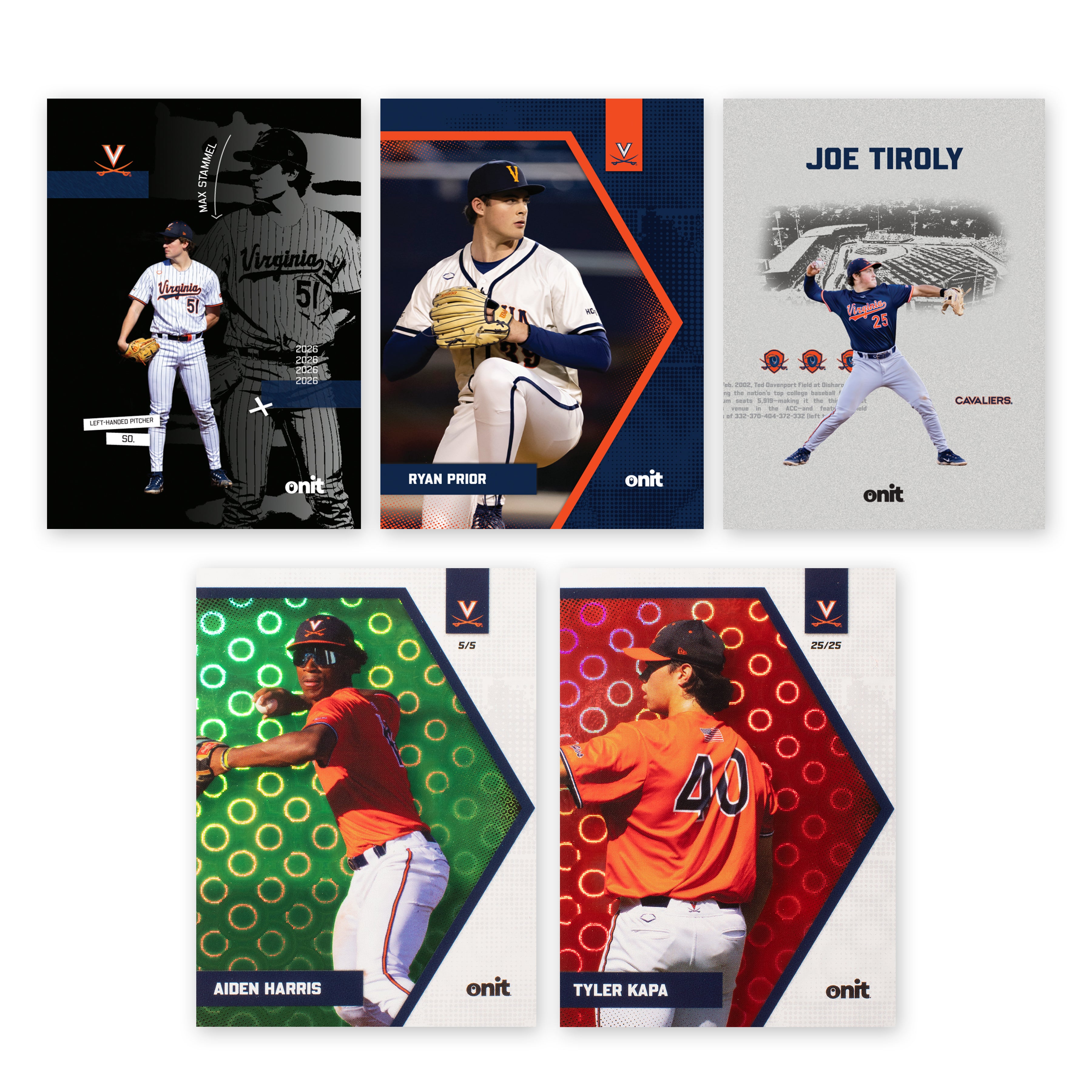 University of Virginia Baseball 2026 Trading Cards