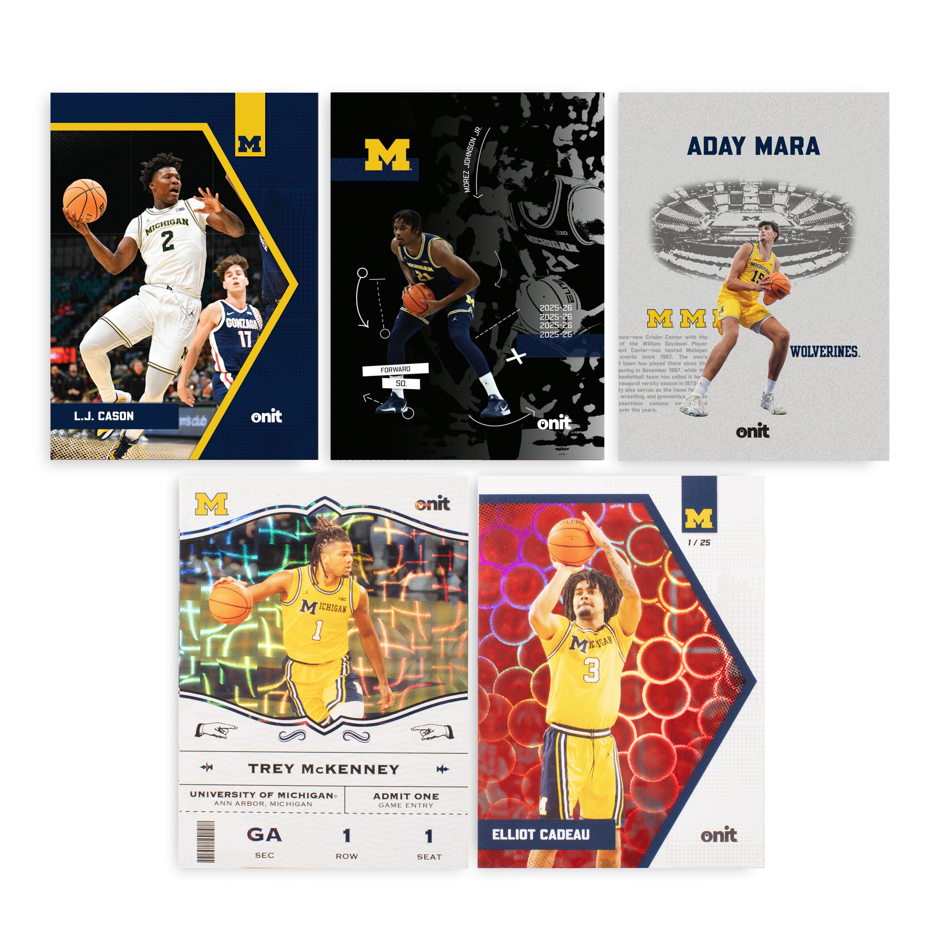 University of Michigan Men's Basketball 2025-26 Trading Cards - Single Pack