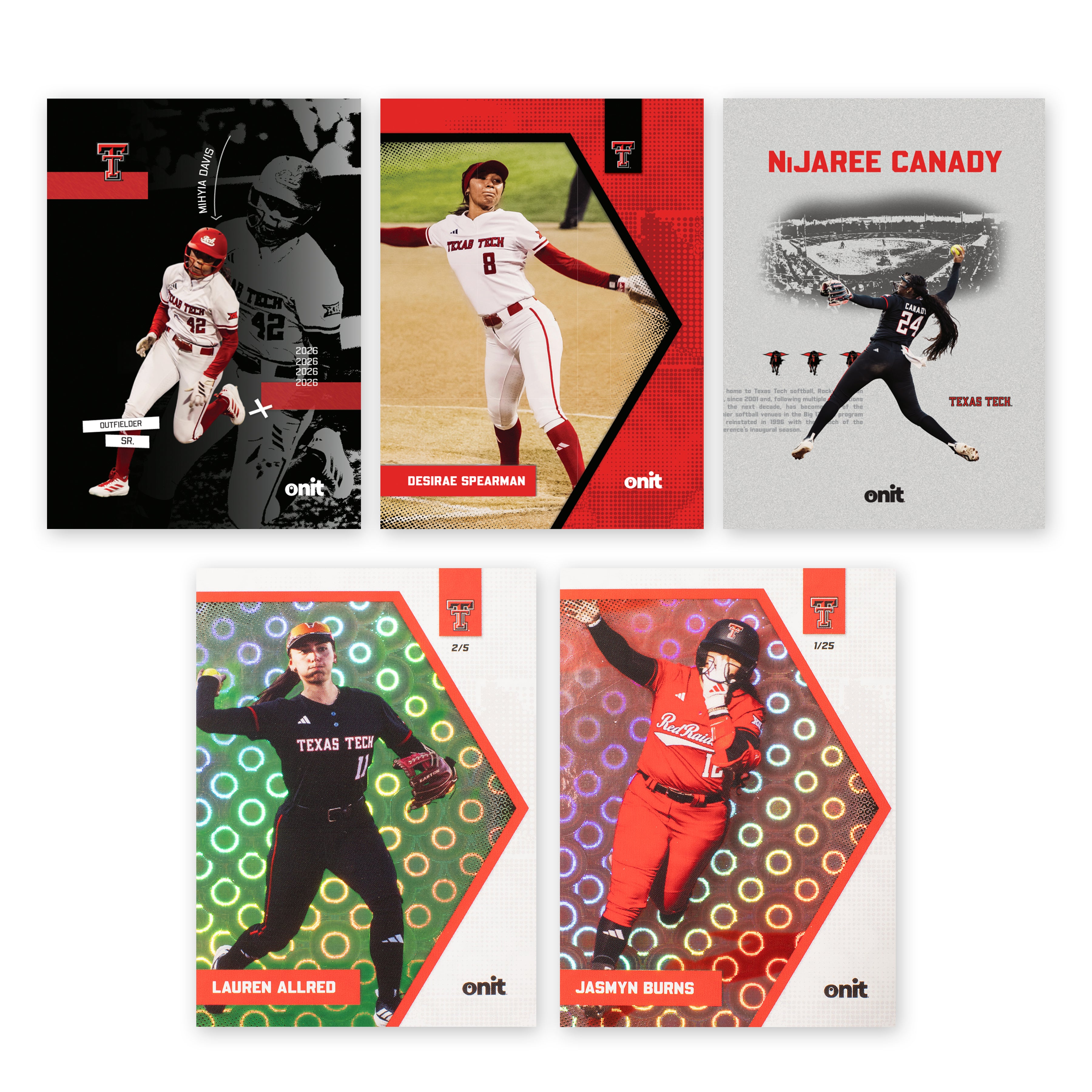 Texas Tech Softball 2026 Trading Cards