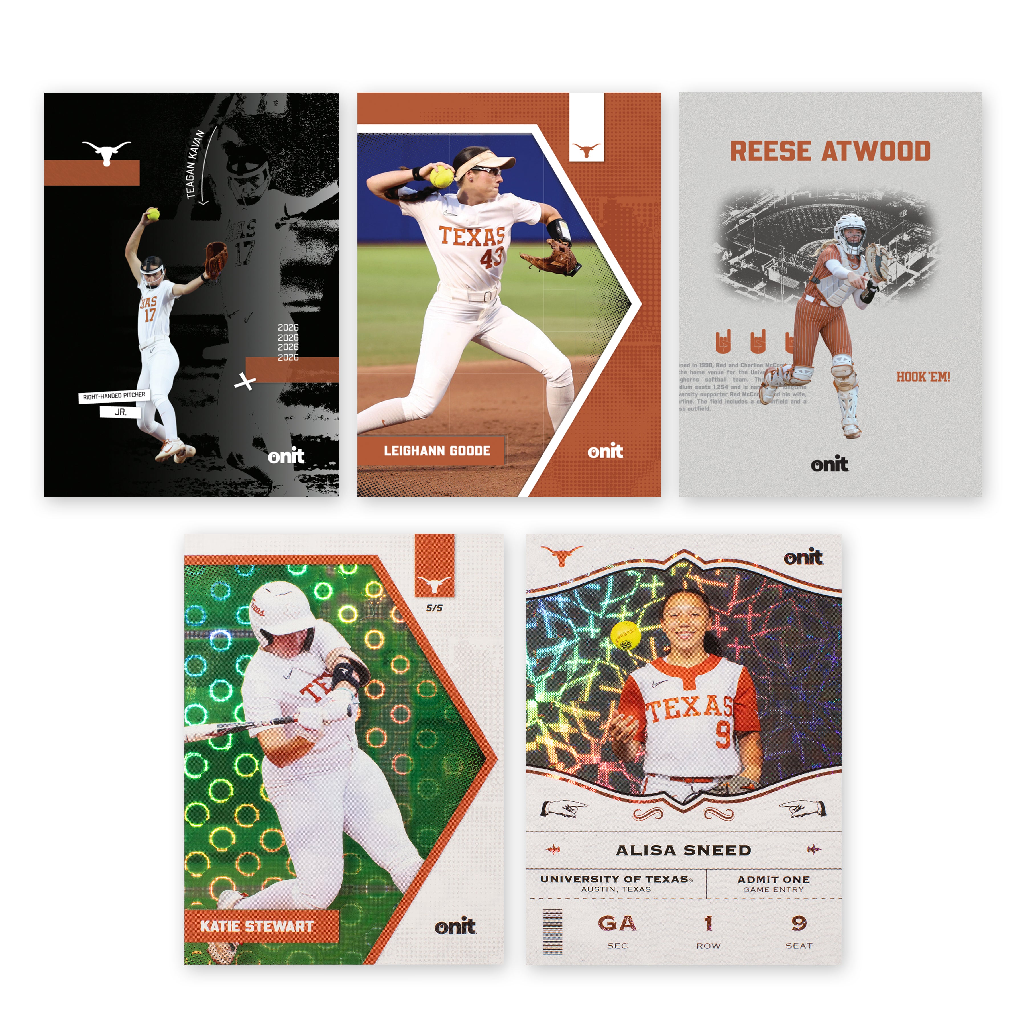 University of Texas Softball 2026 Trading Card