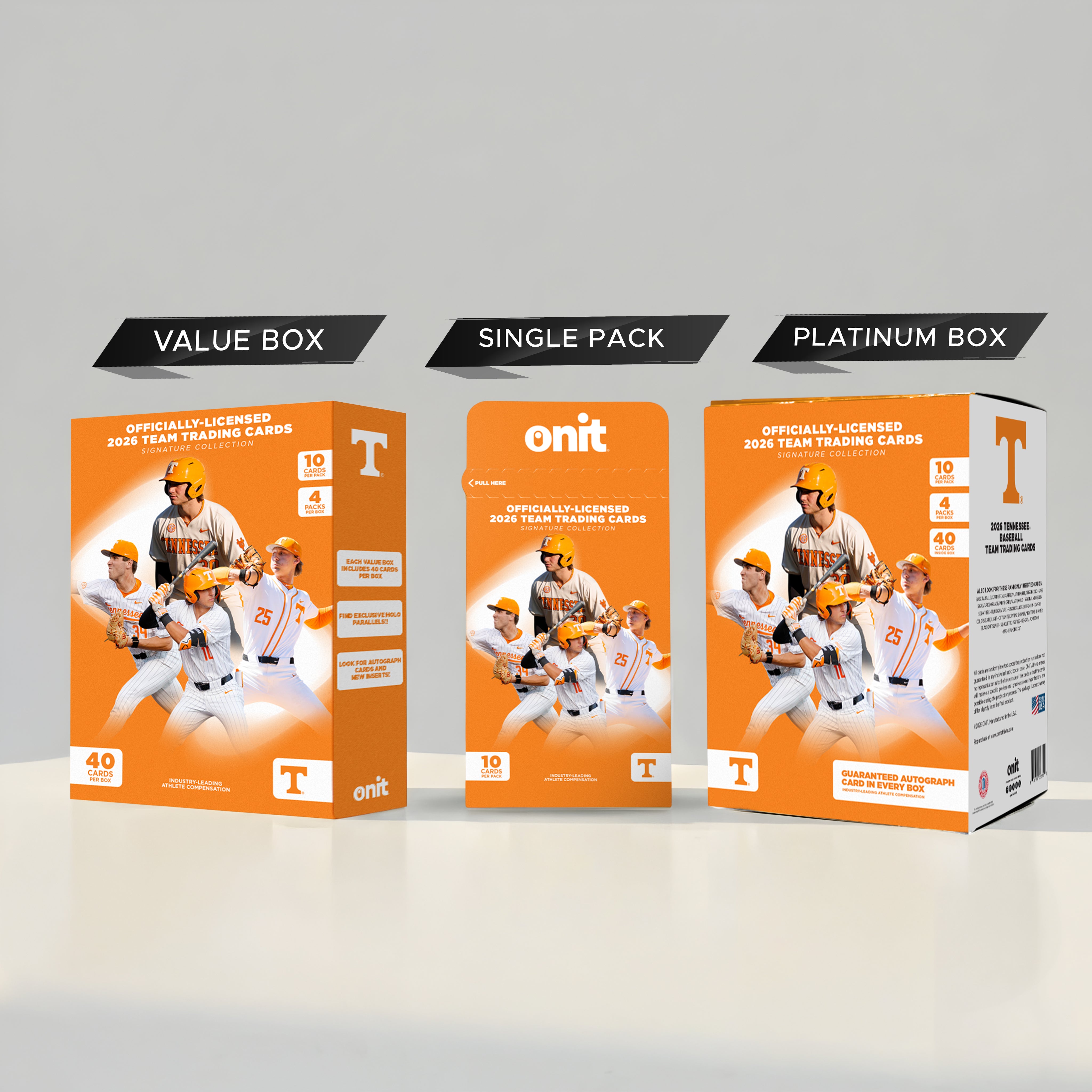 University of Tennessee Baseball 2026 Trading Cards