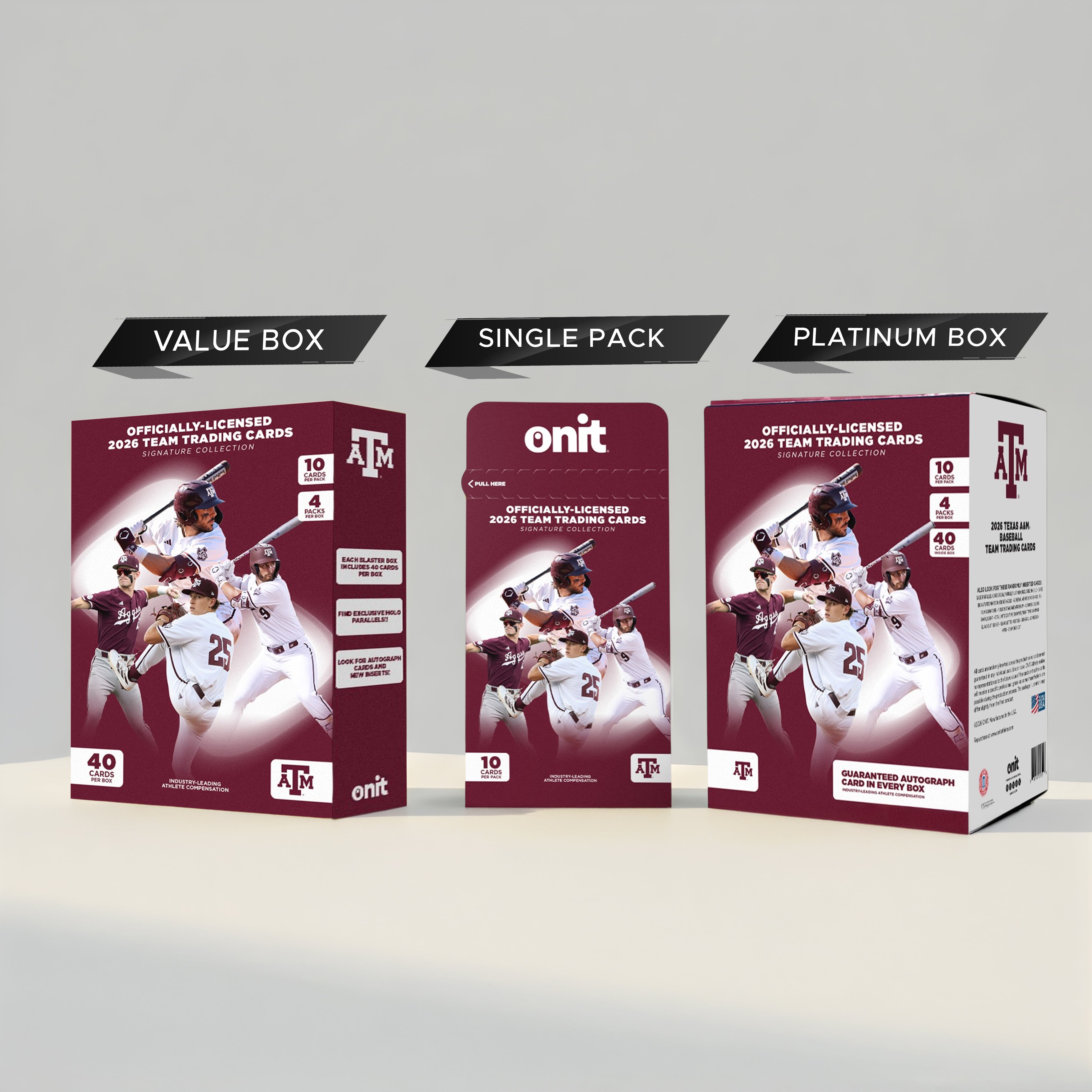 Texas A&M University Baseball 2026 Trading Cards