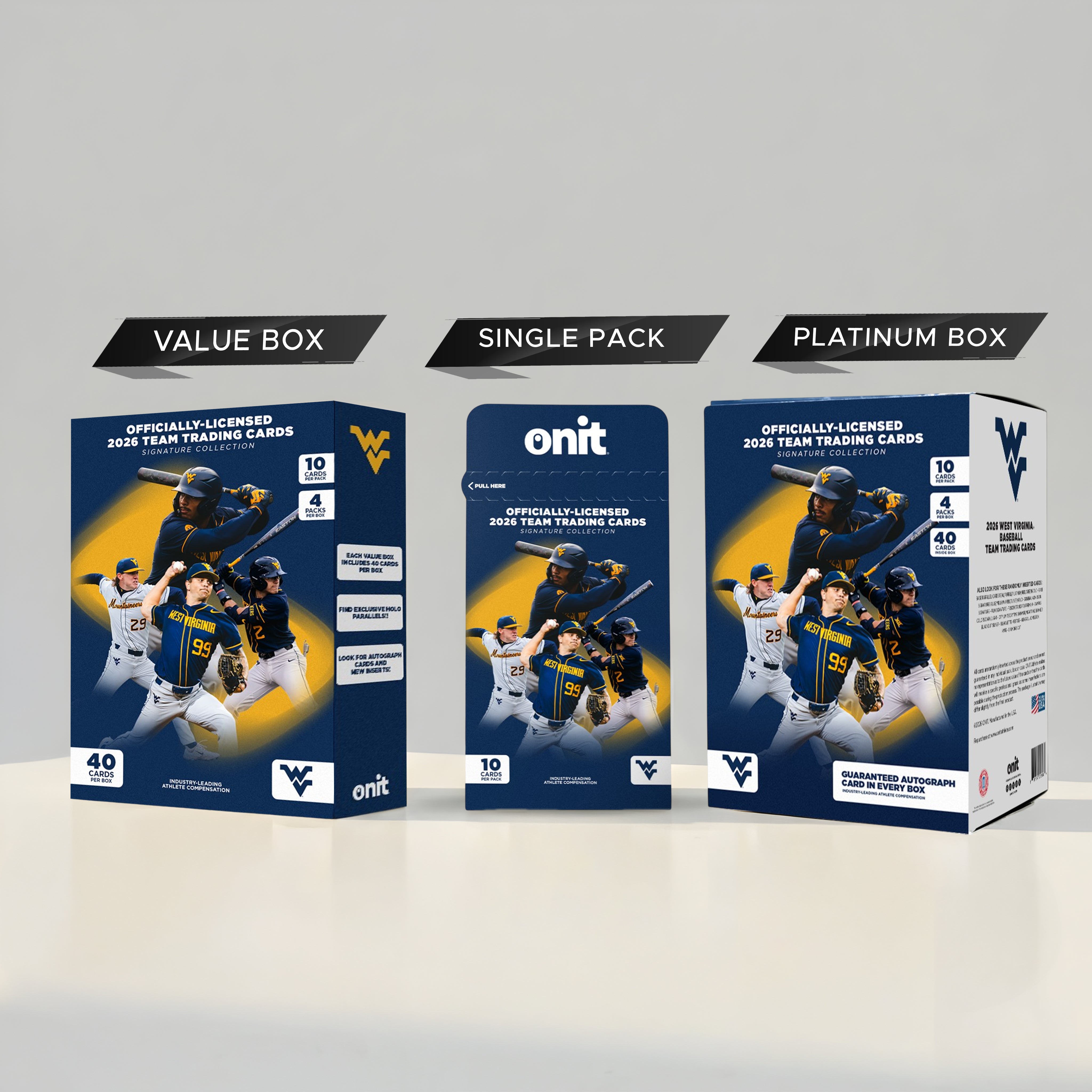 West Virginia University Baseball 2026 Trading Cards