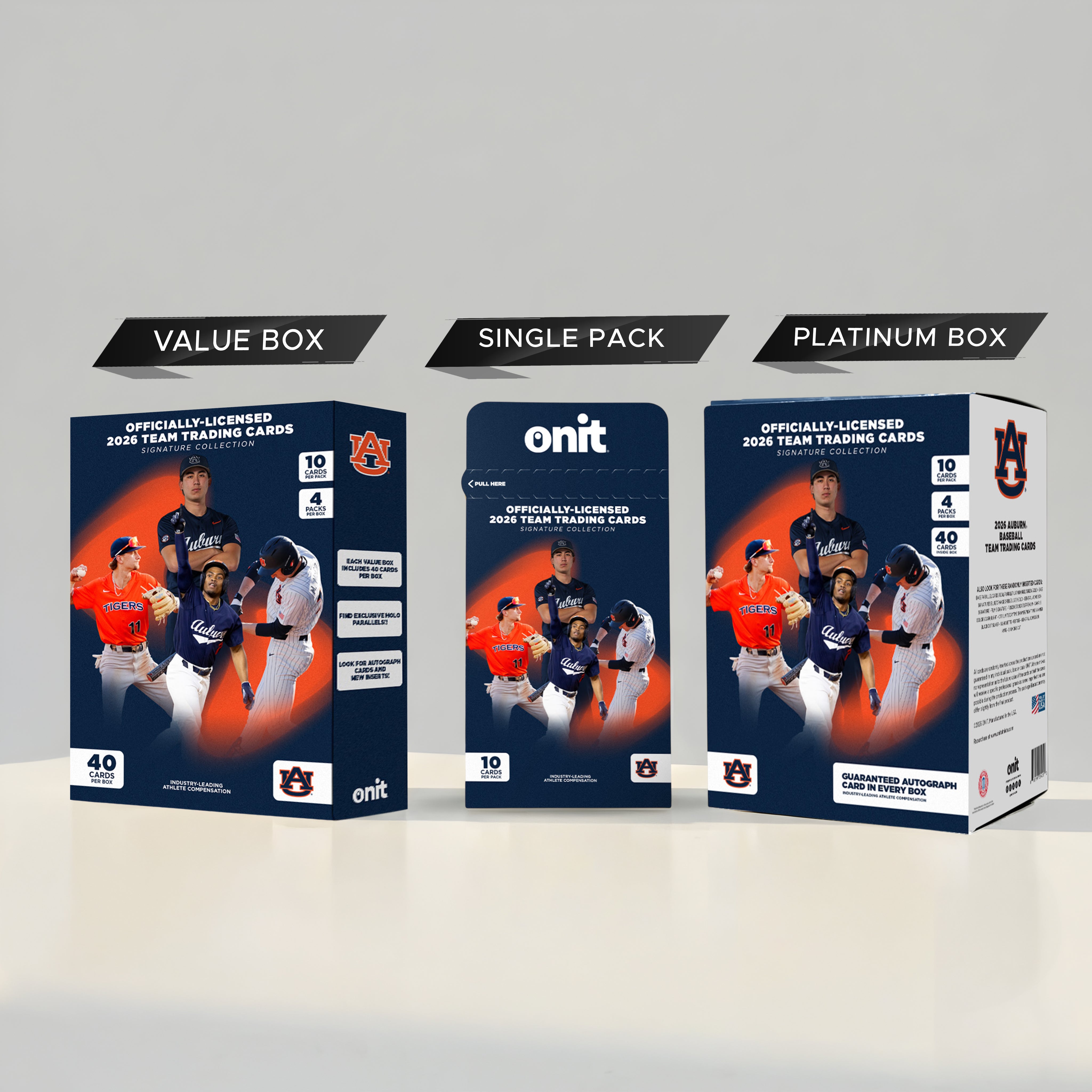 Auburn University Baseball 2026 Trading Cards