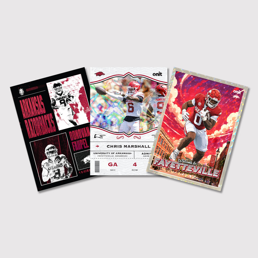 University of Arkansas Football 2026 Team Trading Cards