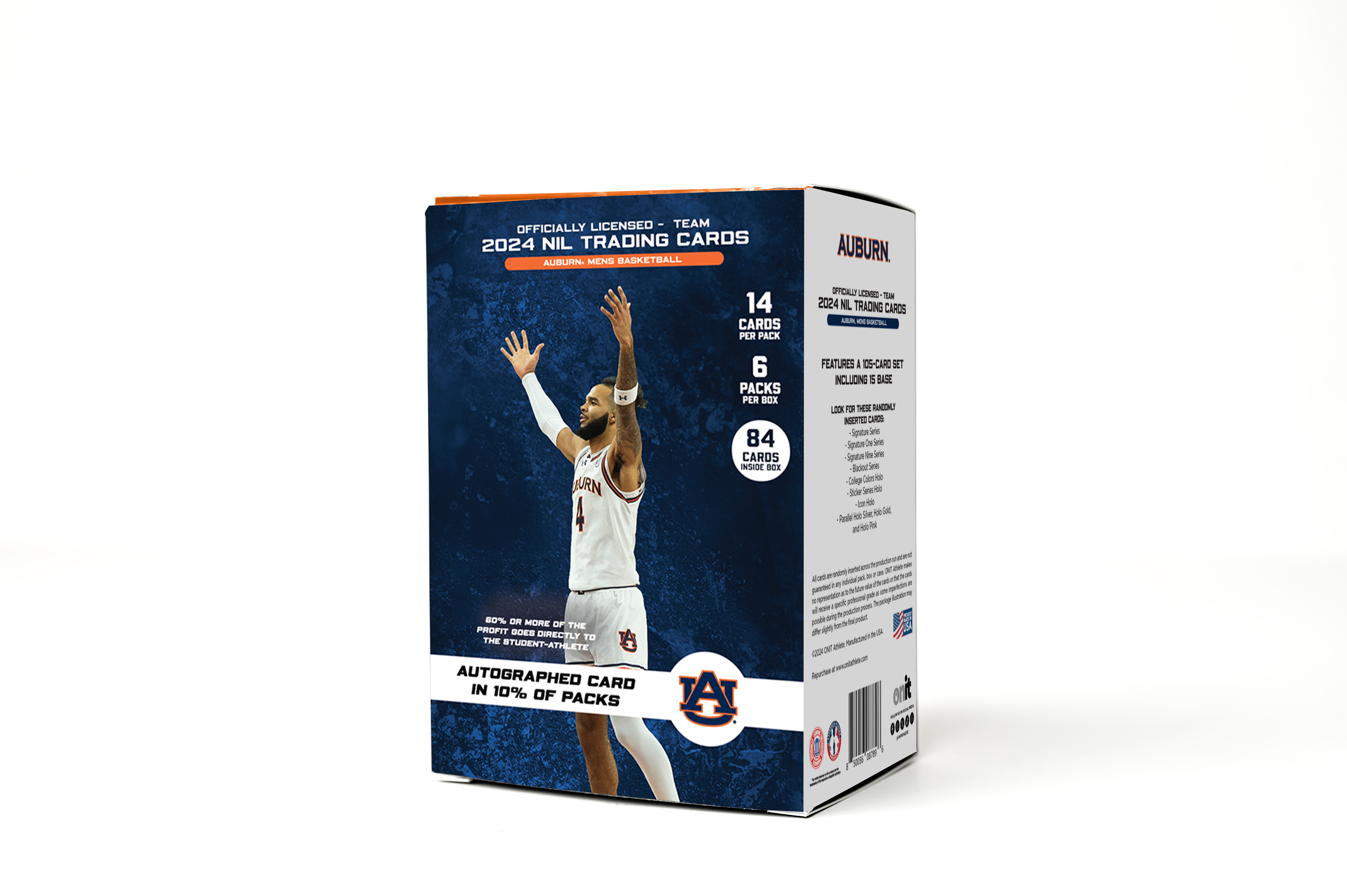 Auburn University® Platinum Box - NIL Men's Basketball 2023-24 Trading Cards - GUARANTEED AUTOGRAPH
