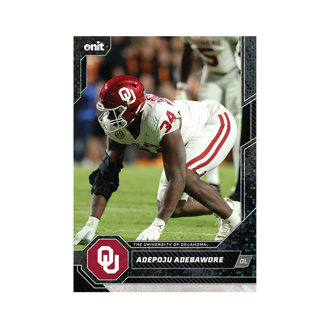 University of Oklahoma Football 2026 Team Trading Cards