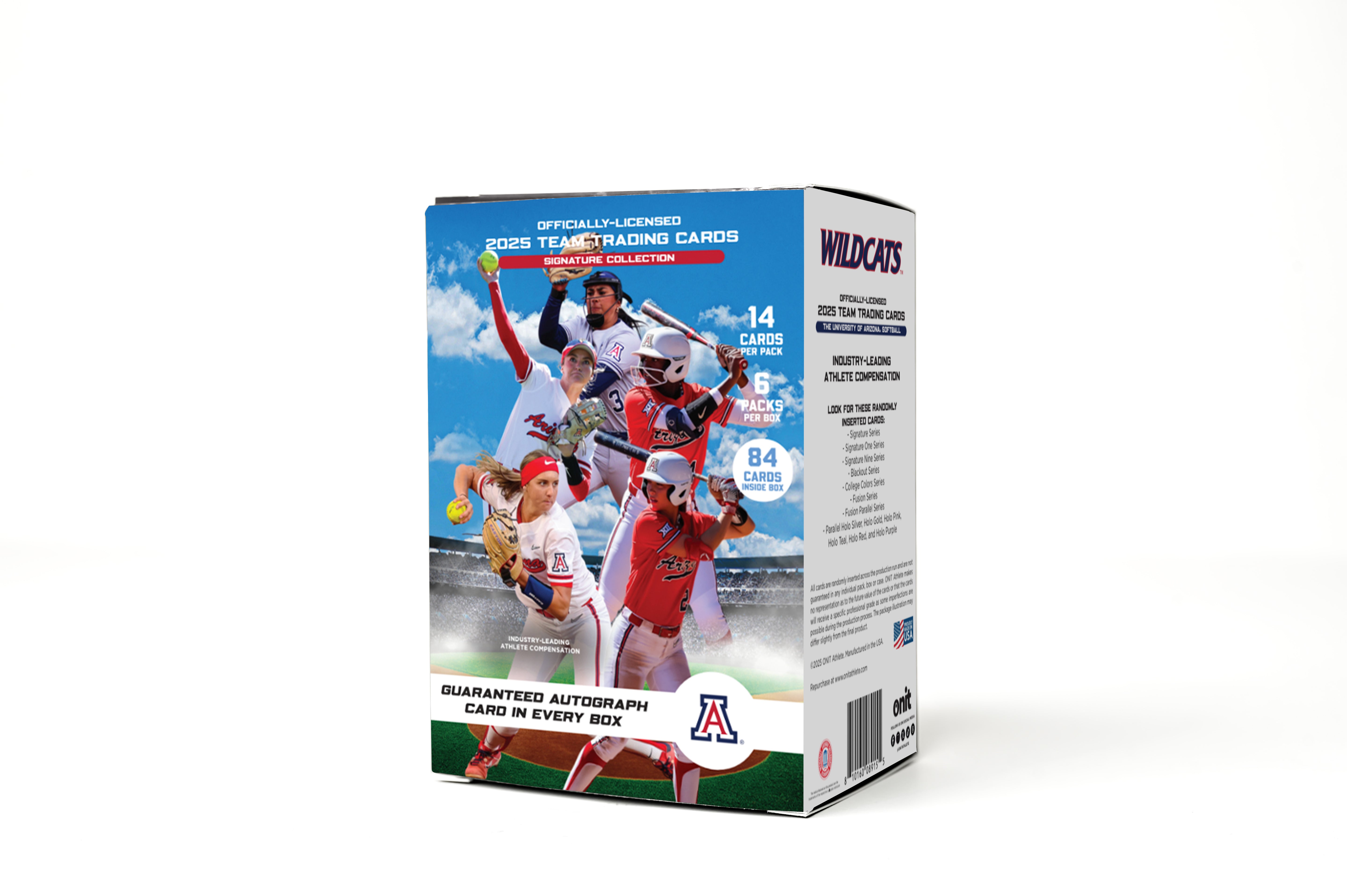 University of Arizona® 2025 Softball Trading Cards - Platinum Box with Guaranteed Autograph