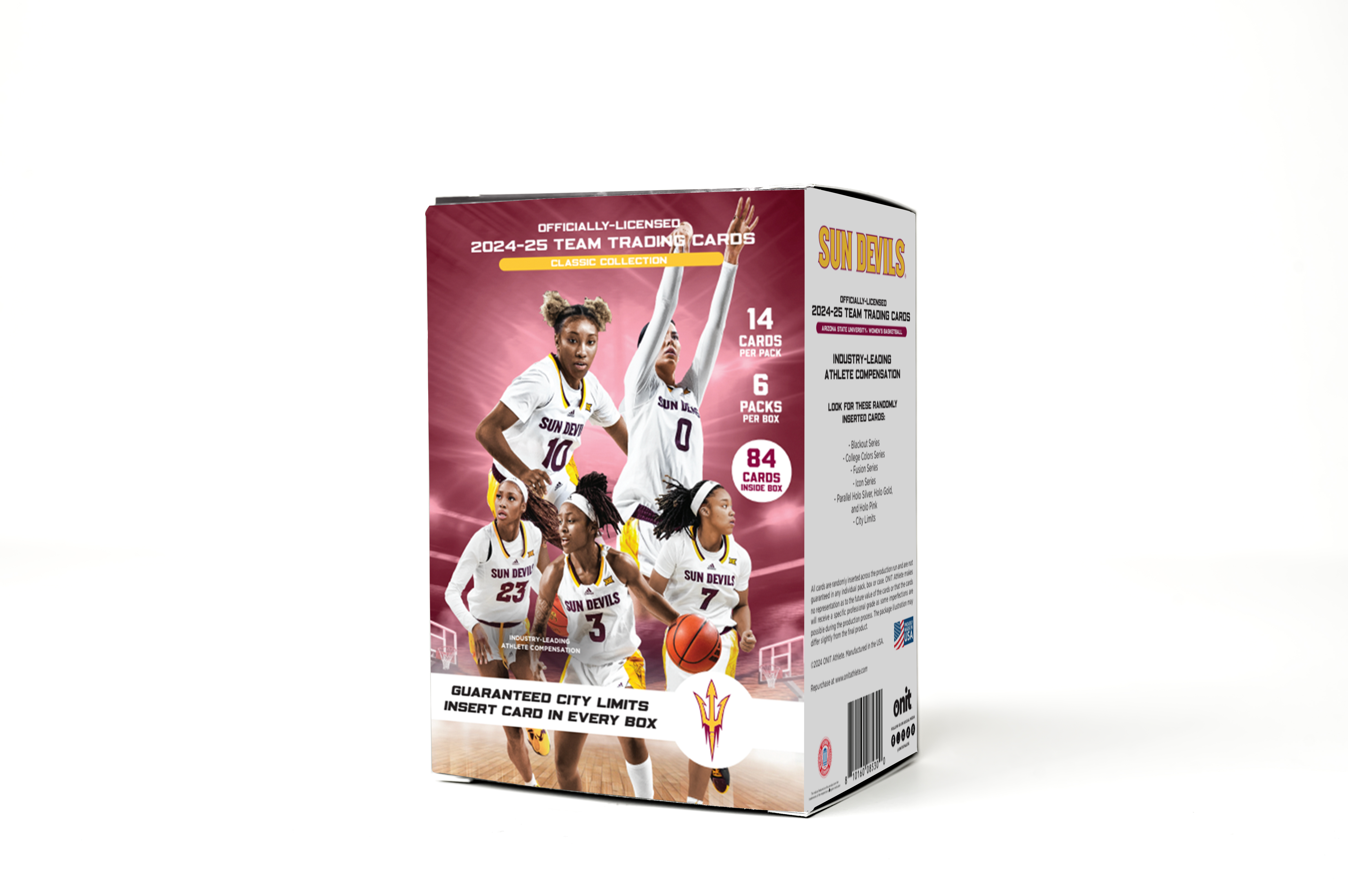 Arizona State University® 2024-25 Women's Basketball Trading Cards - Blaster Box