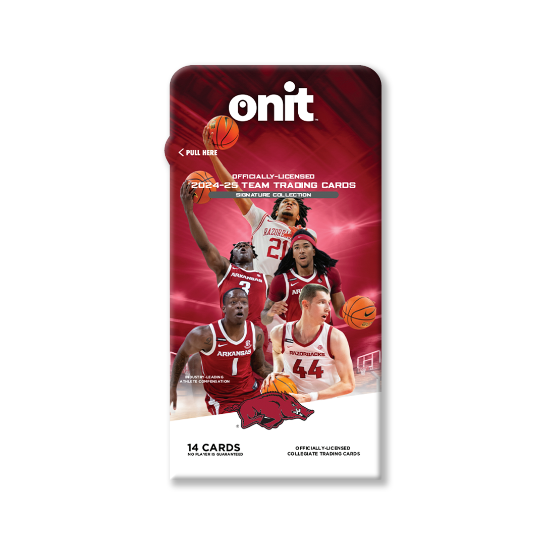 University of Arkansas® 2024-25 Men's Basketball Trading Cards - Single Pack