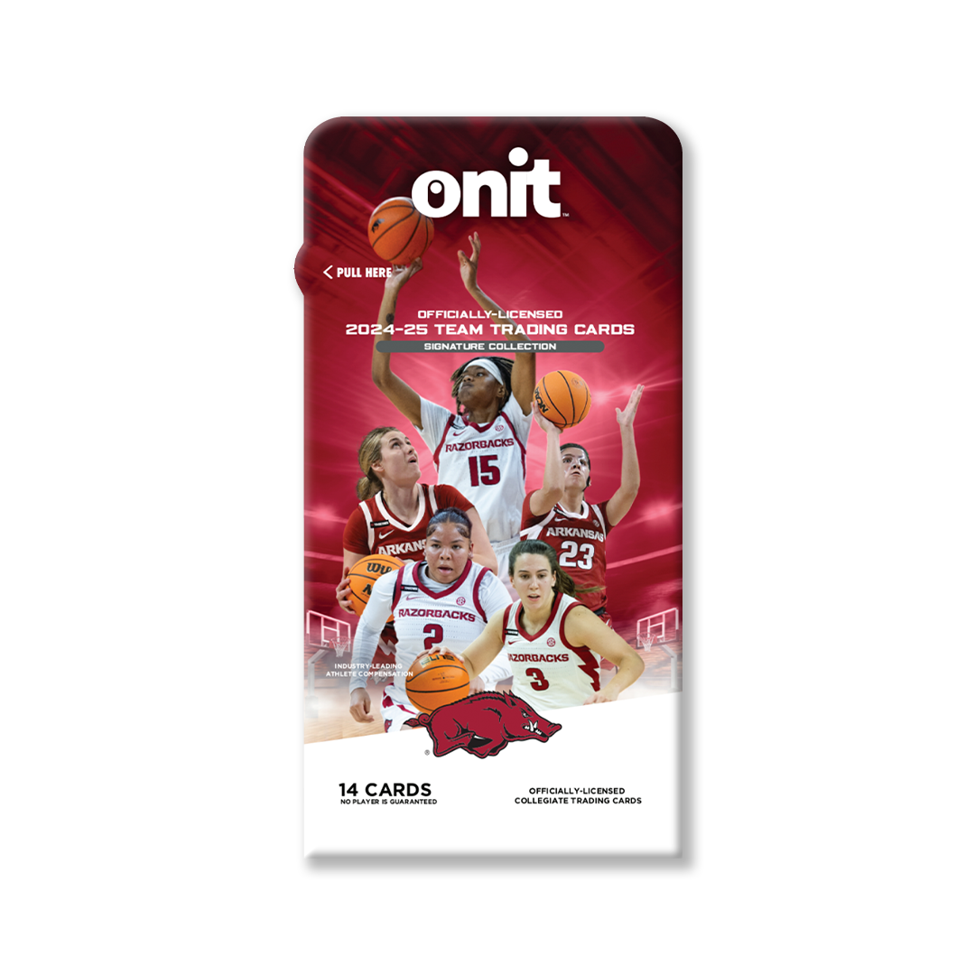 University of Arkansas® 2024-25 Women's Basketball Trading Cards - Single Pack