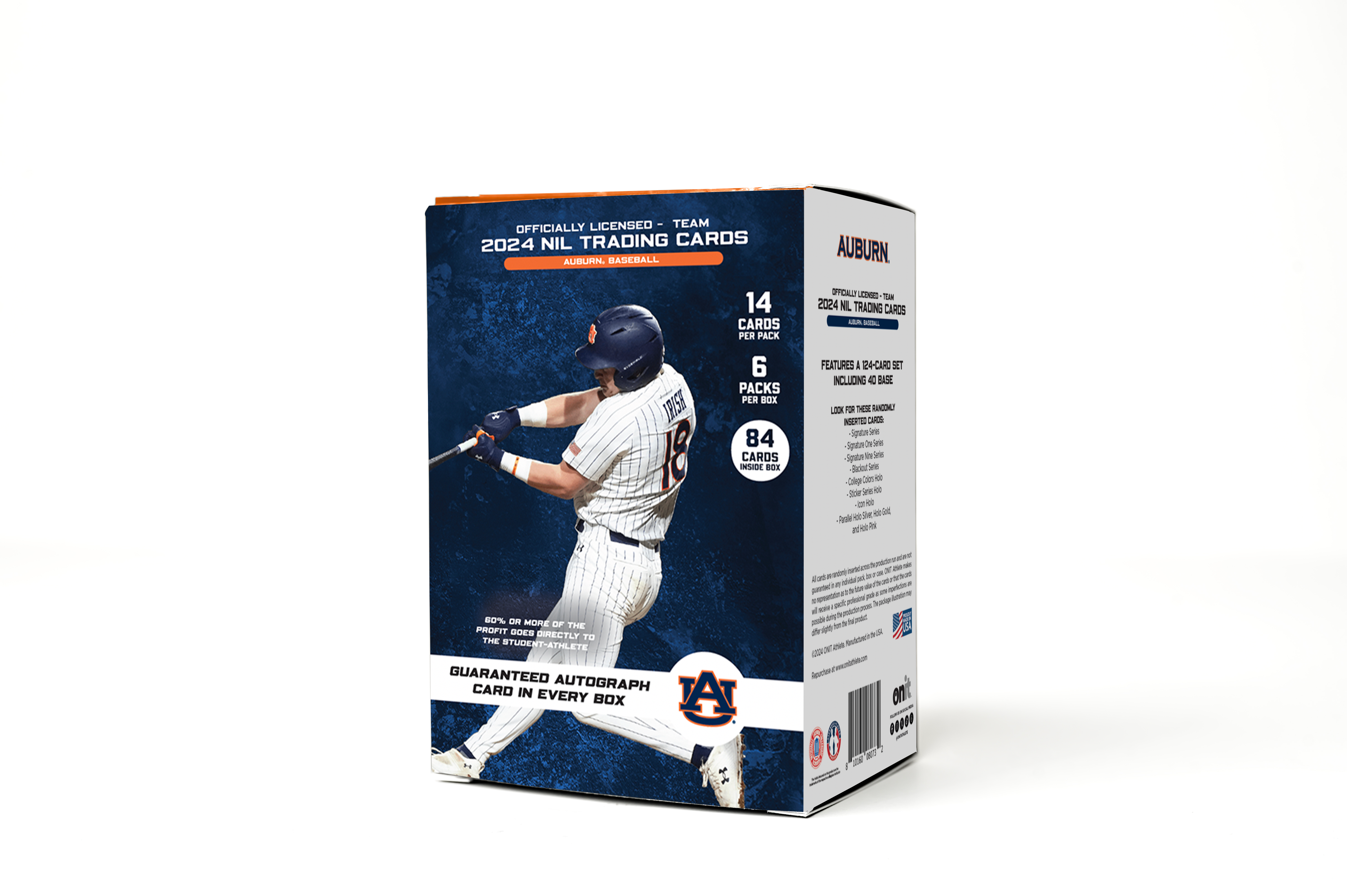 Auburn University® Platinum Box - NIL Baseball 2024 Trading Cards - GUARANTEED AUTOGRAPH