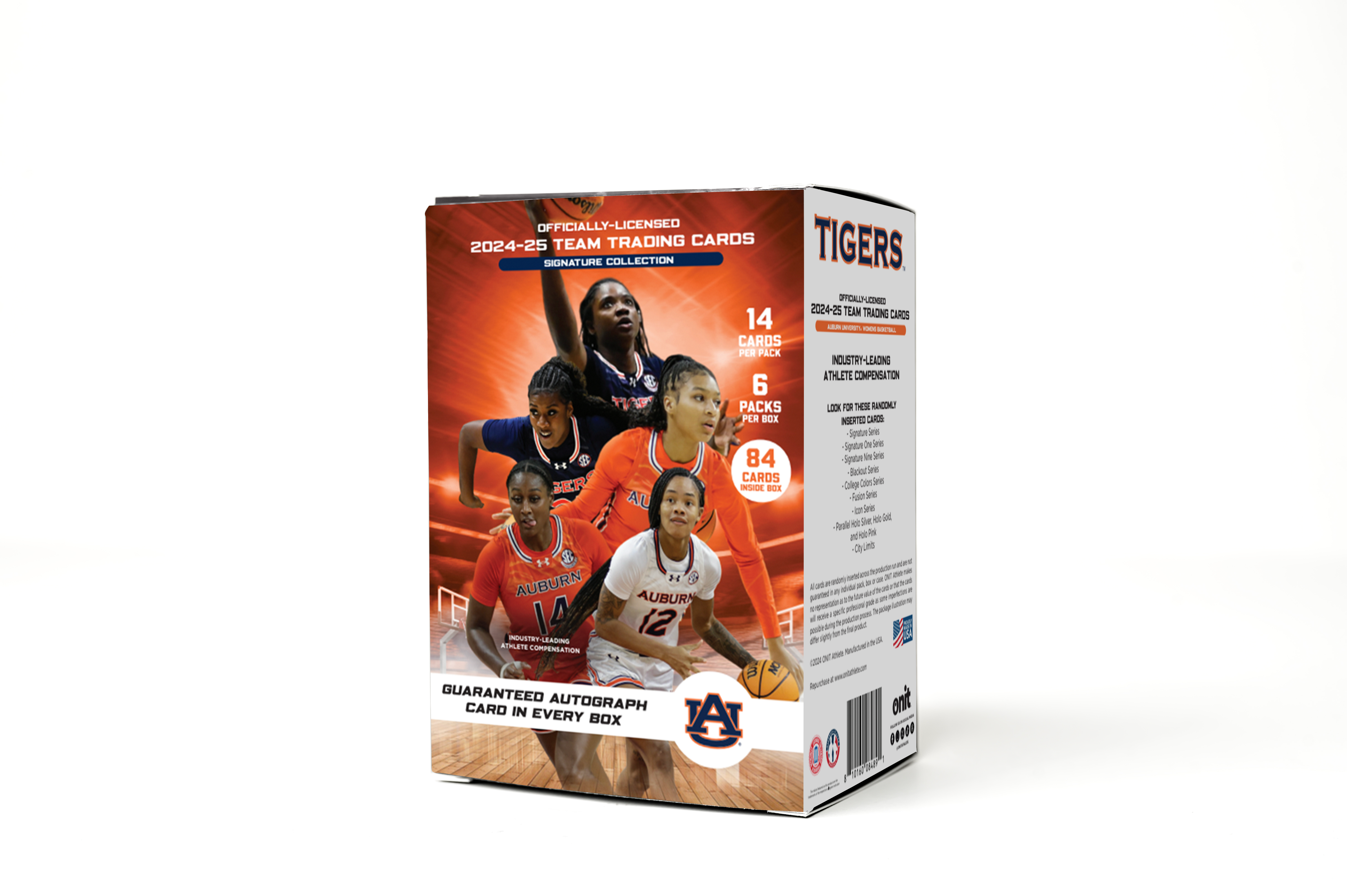 Auburn University® 2024-2025 Women's Basketball Trading Cards - Platinum Box with Guaranteed Autograph