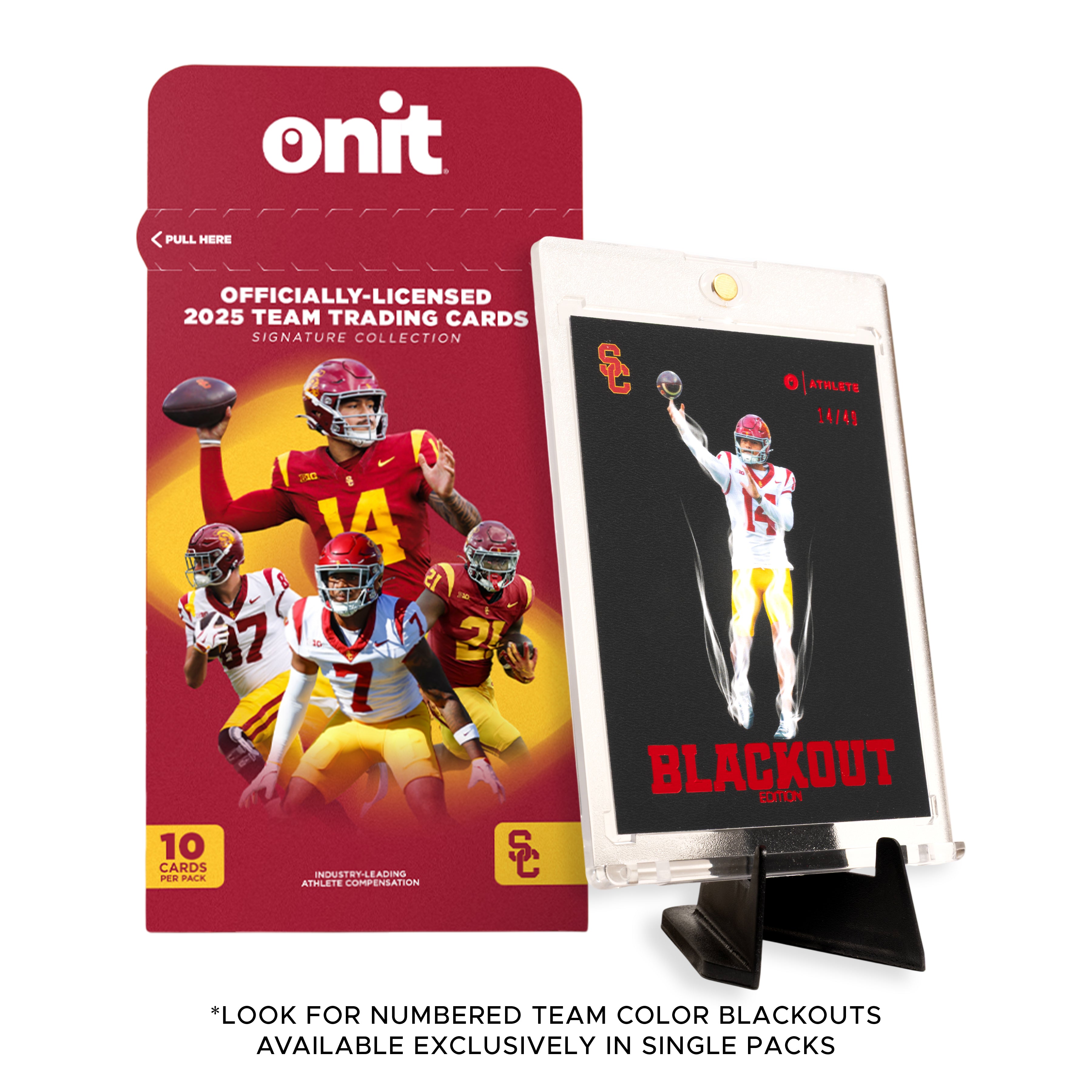 University of Southern California Football 2025 Trading Cards - Single Pack