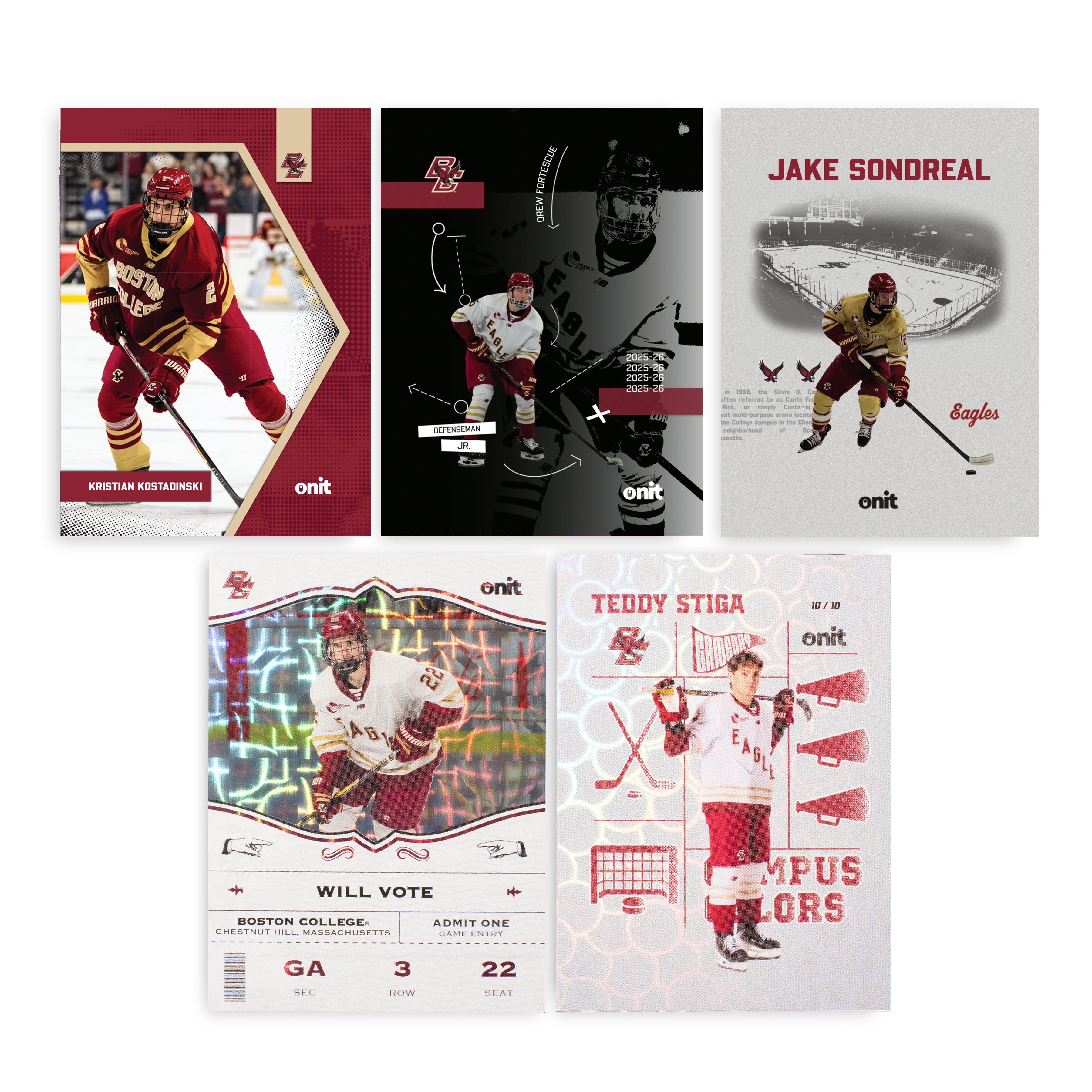 Boston College Men's Hockey 2025-26 Trading Cards - Value Box
