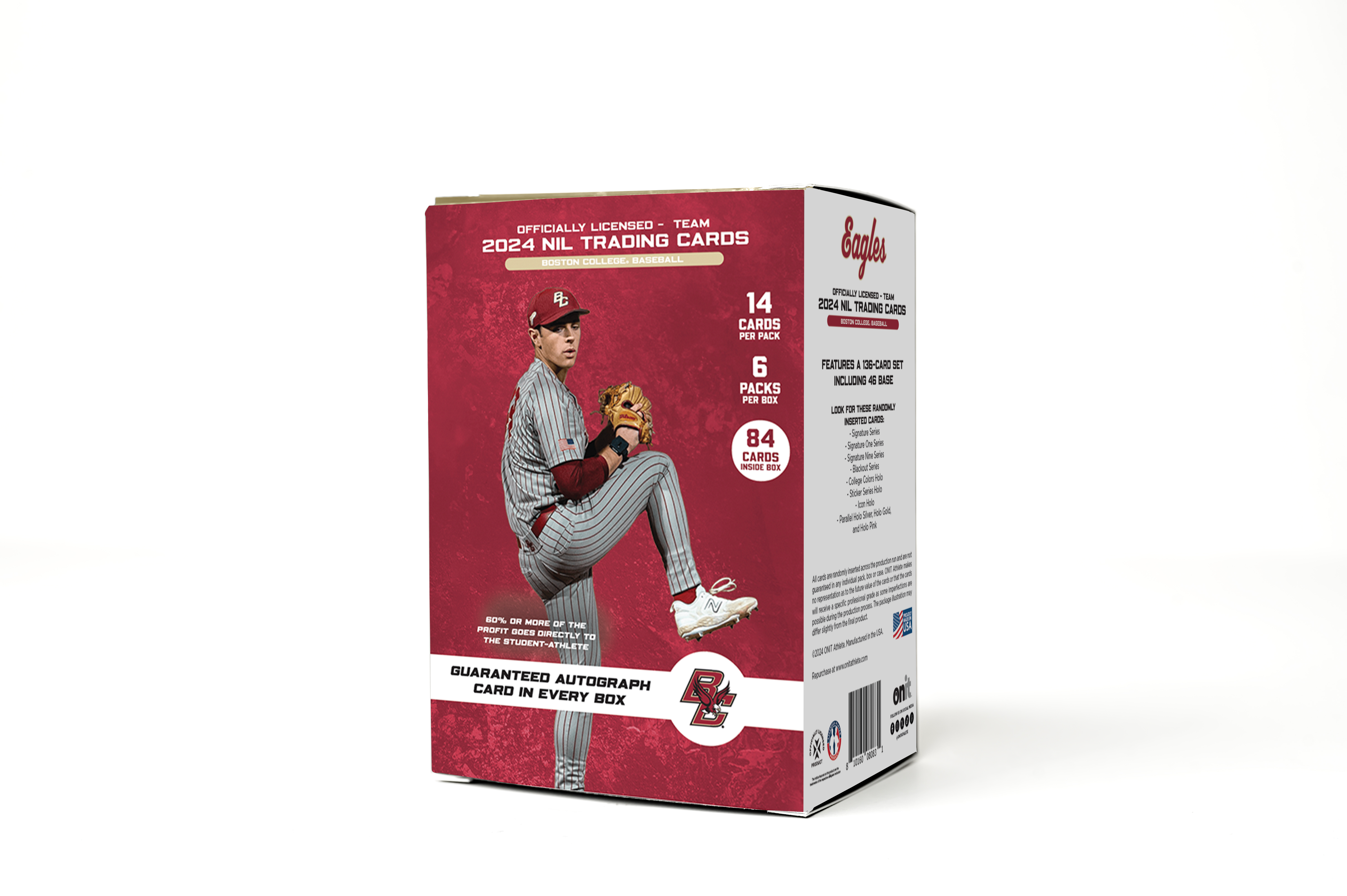 Boston College® Platinum Box - NIL 2024 Baseball Trading Cards - GUARANTEED AUTOGRAPH