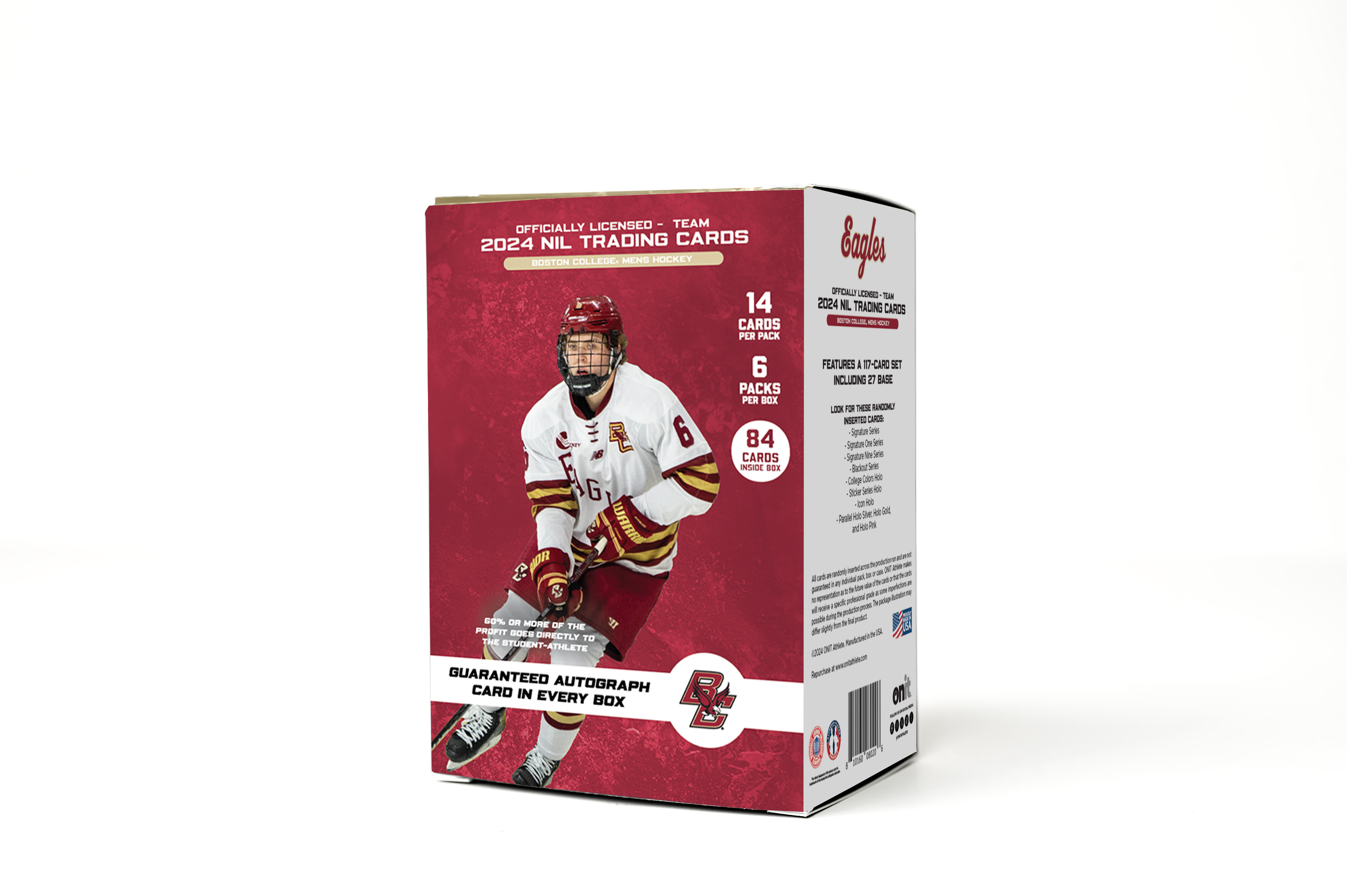 Boston College® Platinum Box - NIL Men's Hockey 2023-24 Trading Cards - GUARANTEED AUTOGRAPH