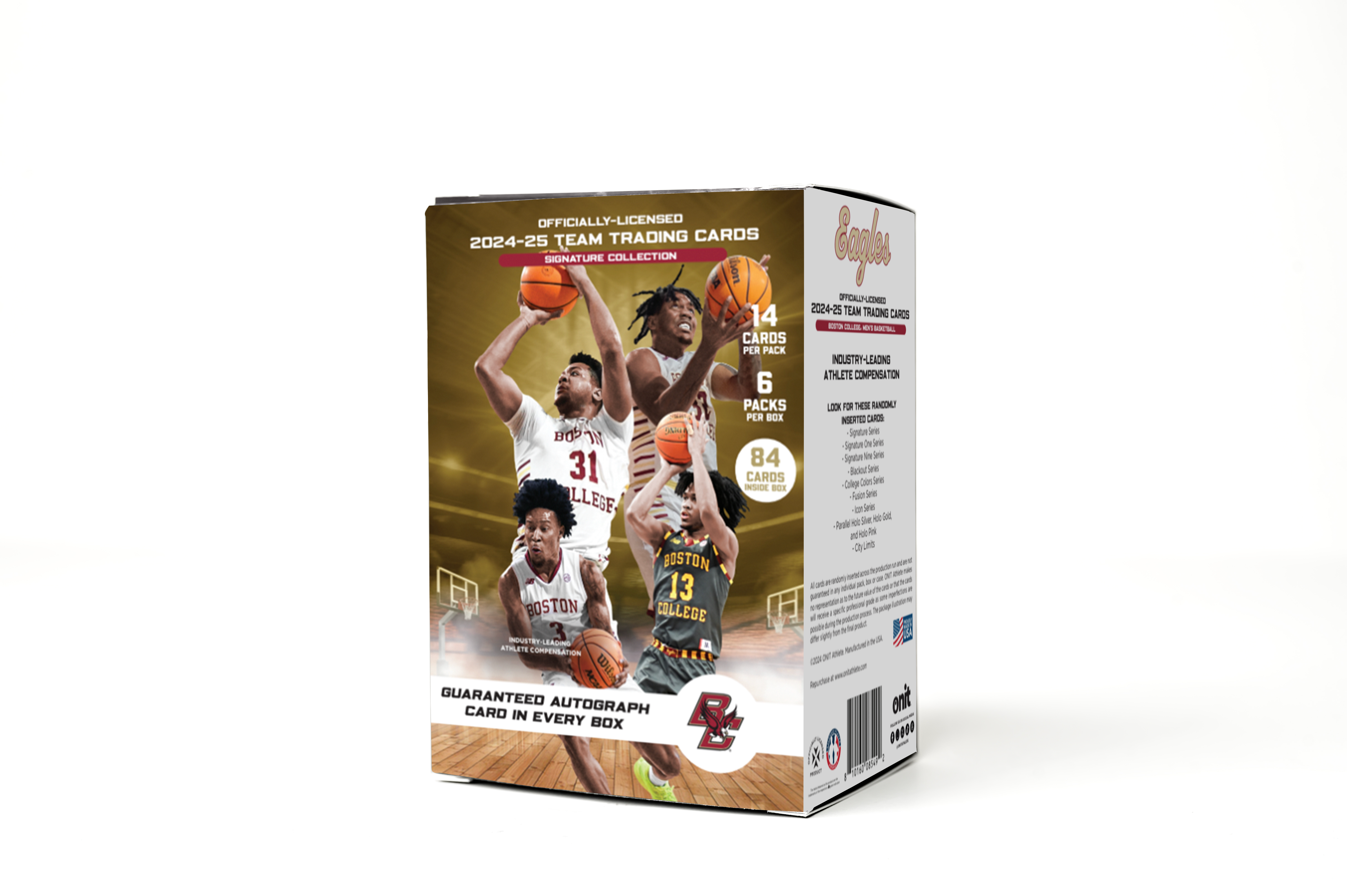 Boston College® 2024-25 Men's Basketball Trading Cards - Platinum Box with Guaranteed Autograph