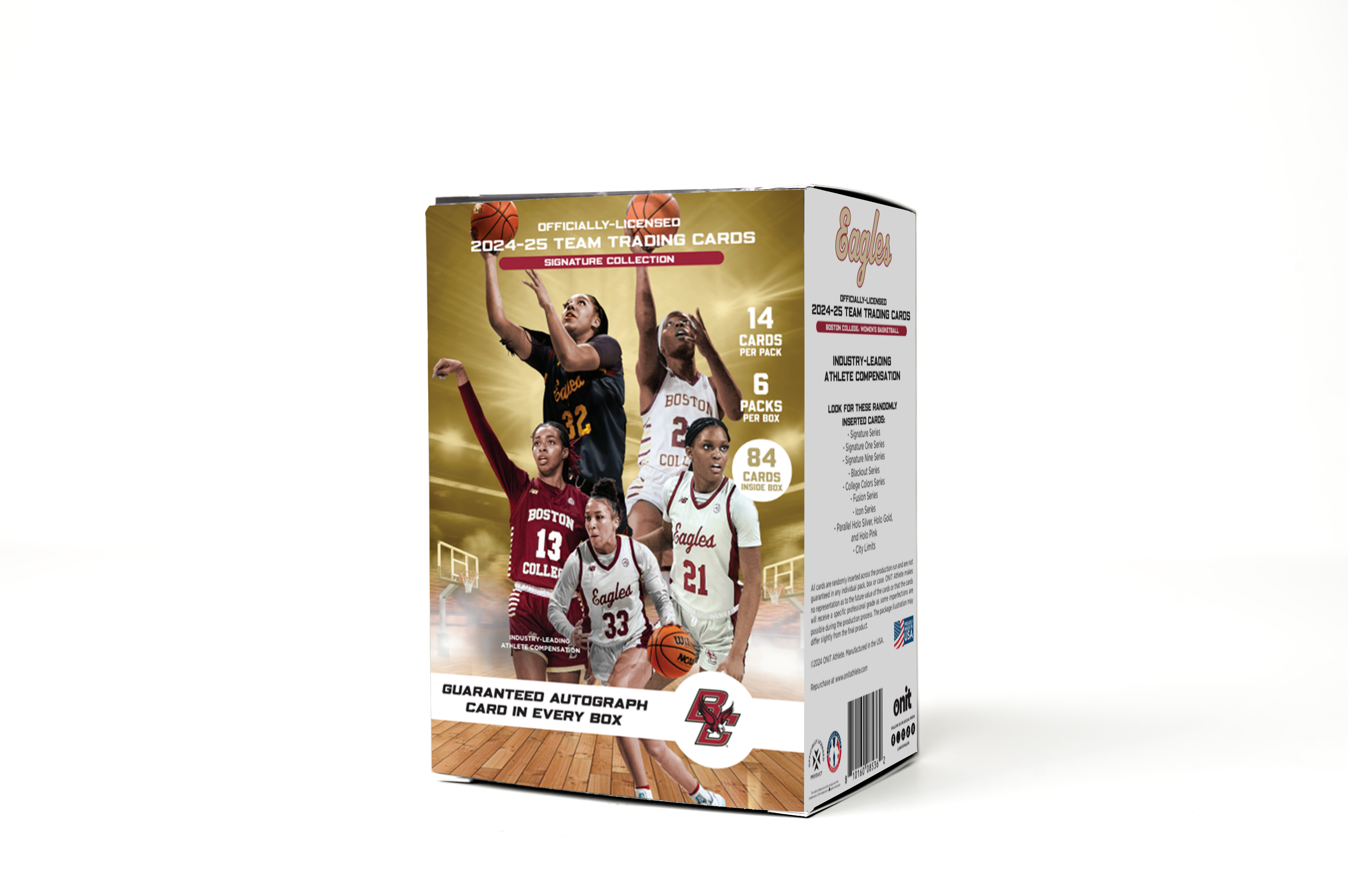 Boston College® 2024-25 Women's Basketball Trading Cards - Platinum Box with Guaranteed Autograph