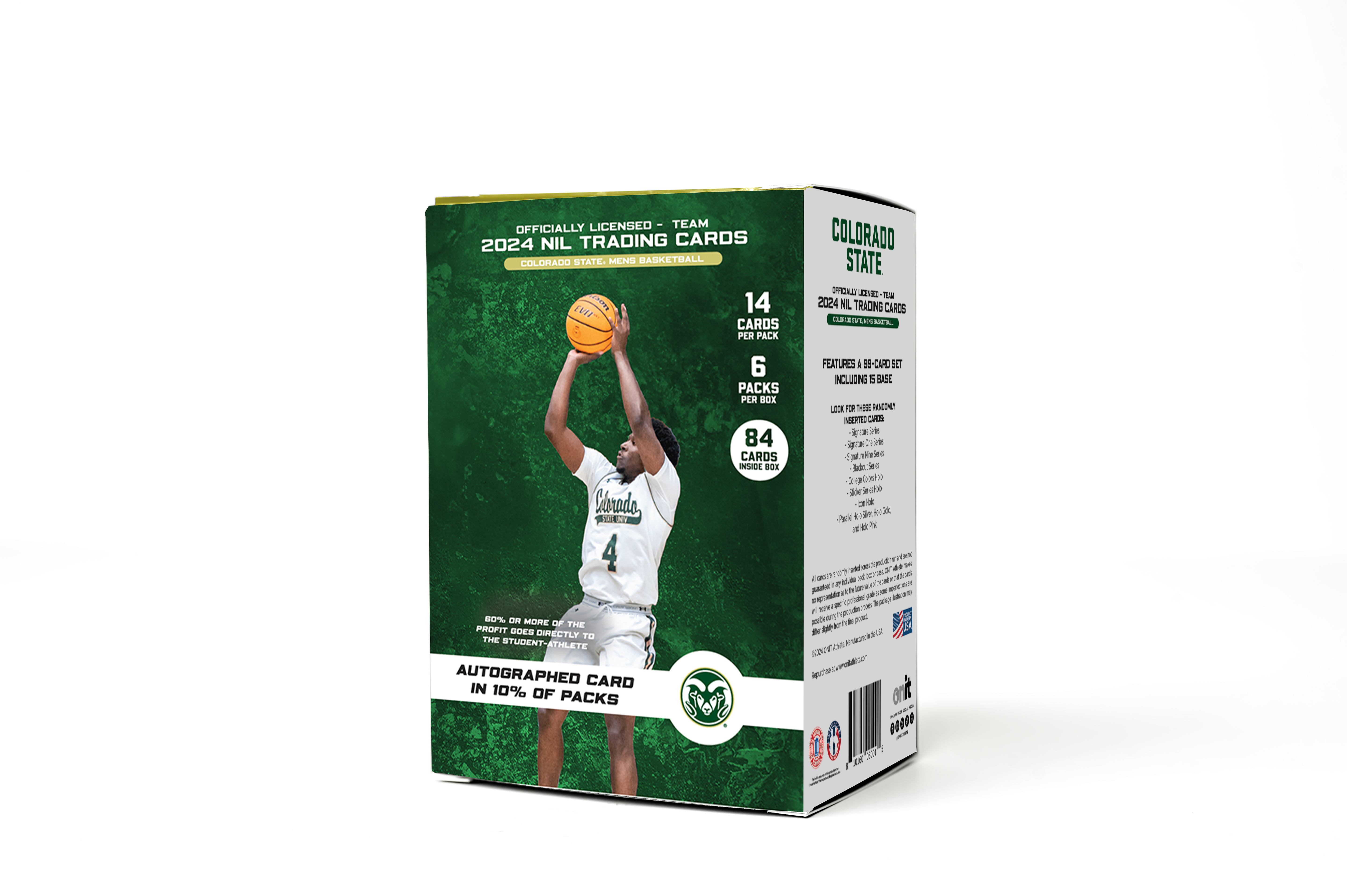 Colorado State University® Platinum Box - NIL Men's Basketball 2023-24 Trading Cards - GUARANTEED AUTOGRAPH