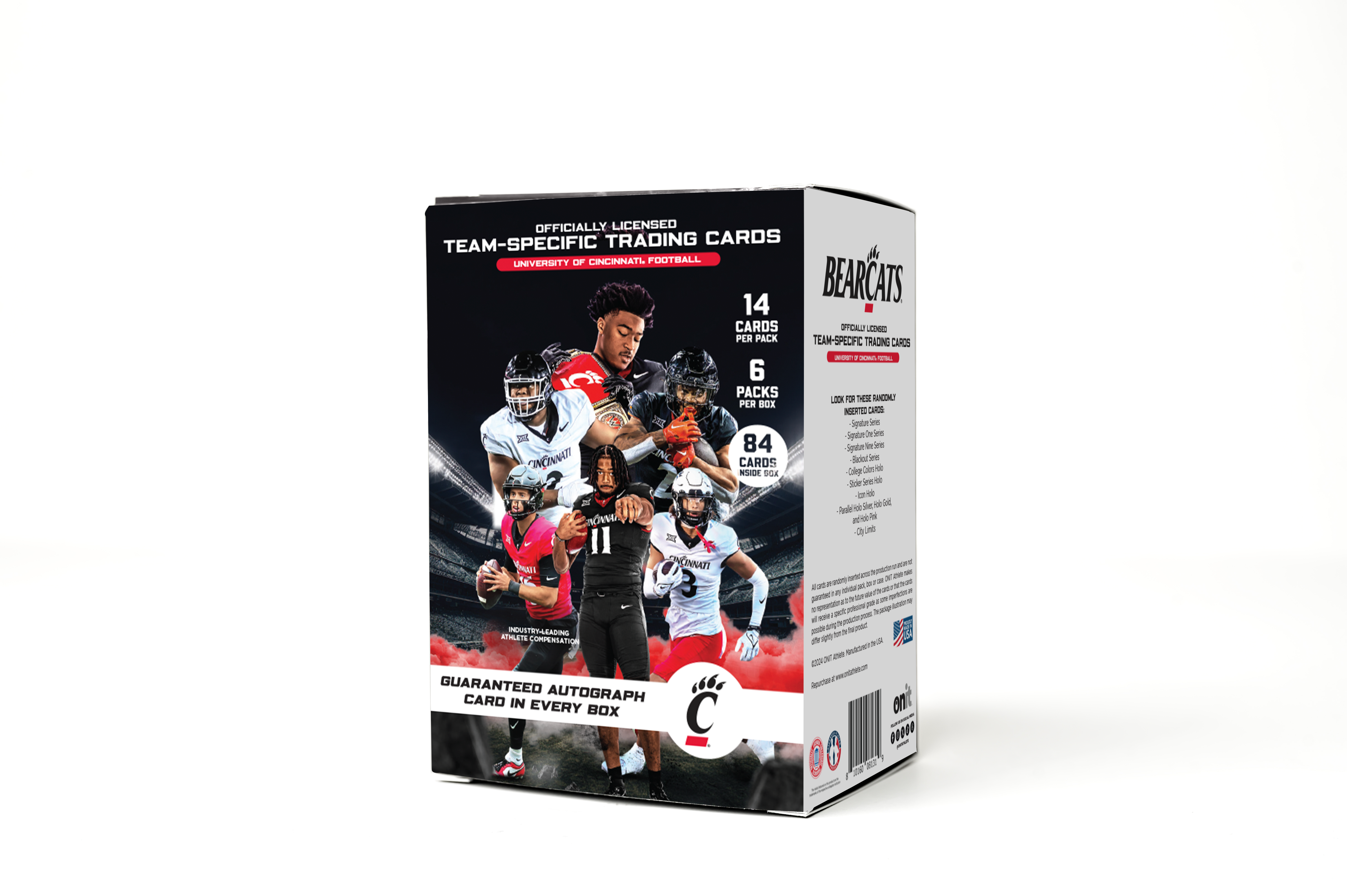 University of Cincinnati® 2024 Football - Platinum Box with Guaranteed Autograph