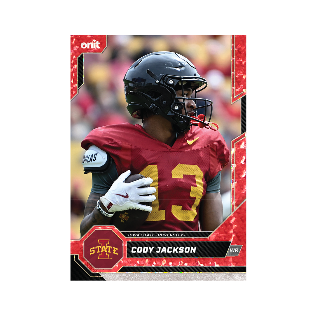 Iowa State University Football 2026 Team Trading Cards
